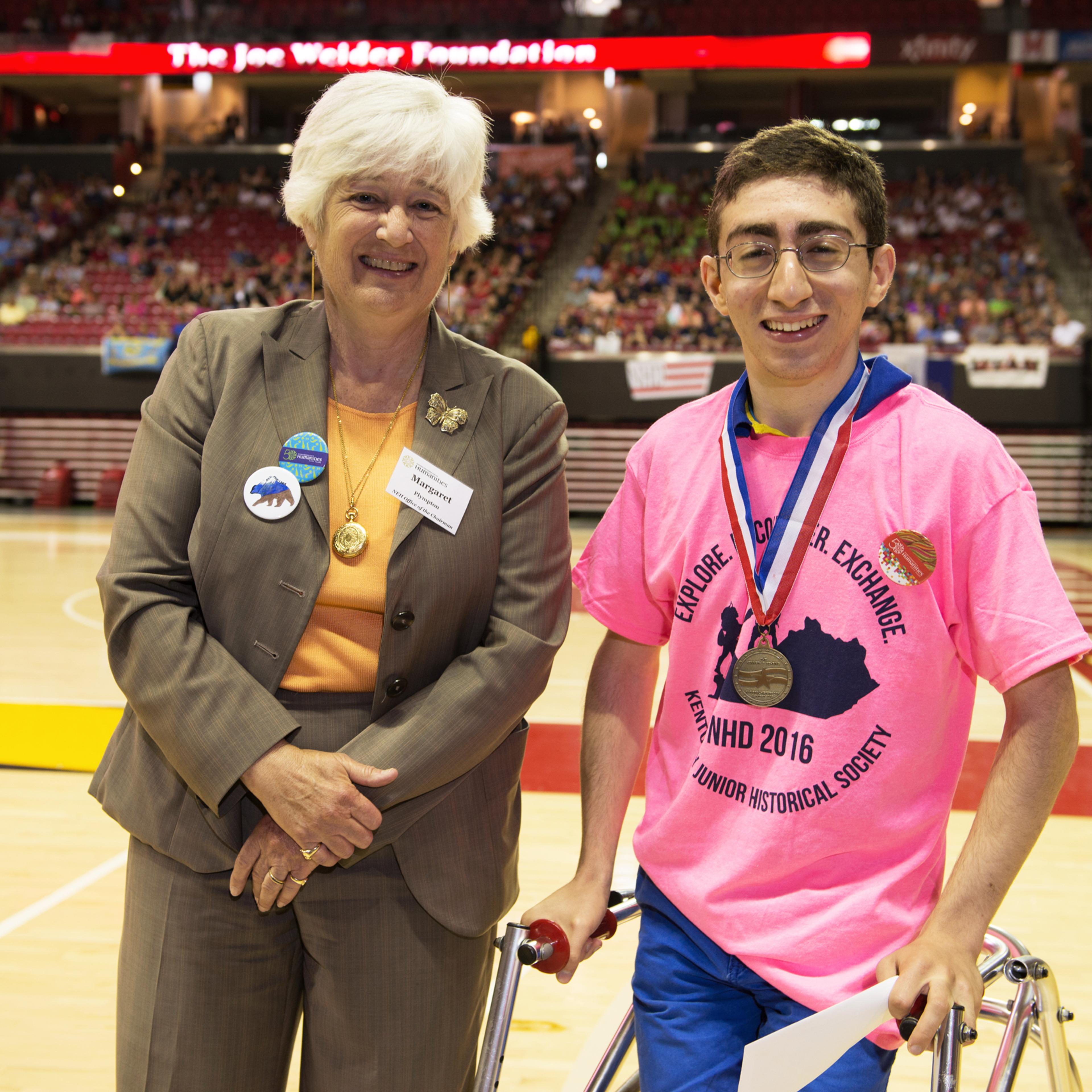 Amir Abou-Jaoude, 18, wins a First Place prize at the 2016 National History Day Contest for his essay about the influence of Japanese woodblock prints on Impressionist painters.