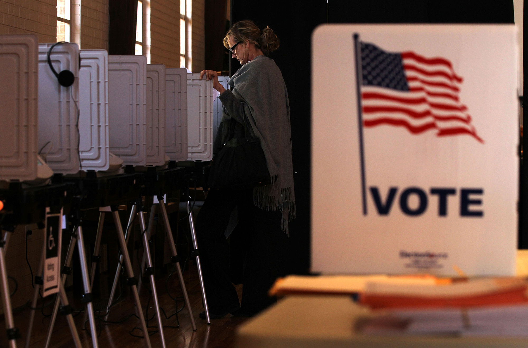 Voters Head To Polls On Super Tuesday