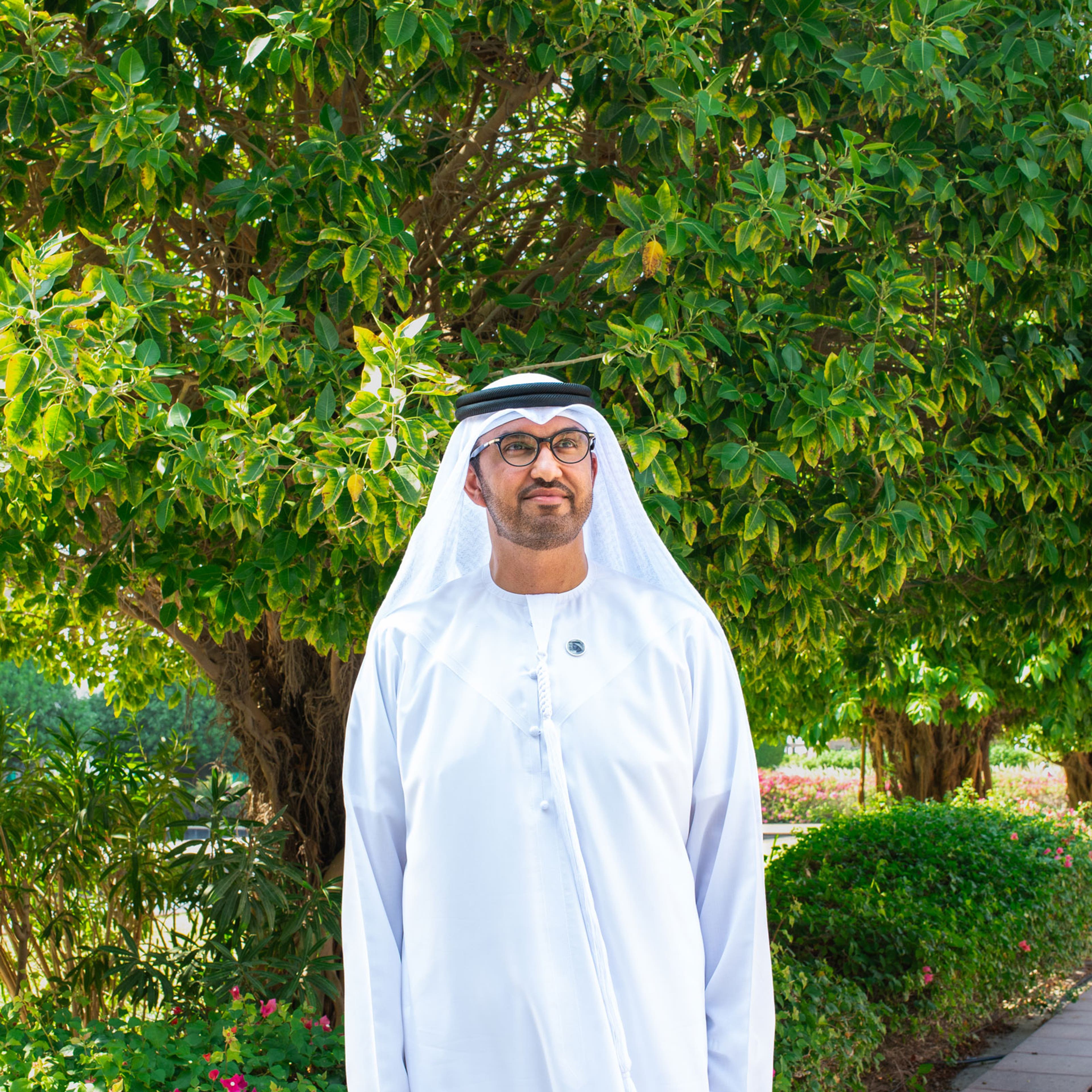 Sultan Al Jaber at the Emirates Palace hotel in Abu Dhabi