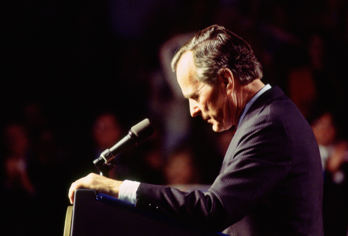 President George H.W. Bush Delivers His Concession Speech on Election Night 1992