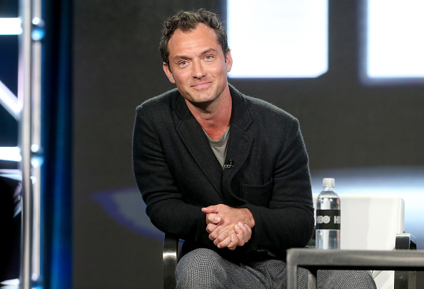 Jude Law speaks onstage during the 2017 Winter Television Critics Association Press Tour at the Langham Hotel on January 14, 2017 in Pasadena, California.