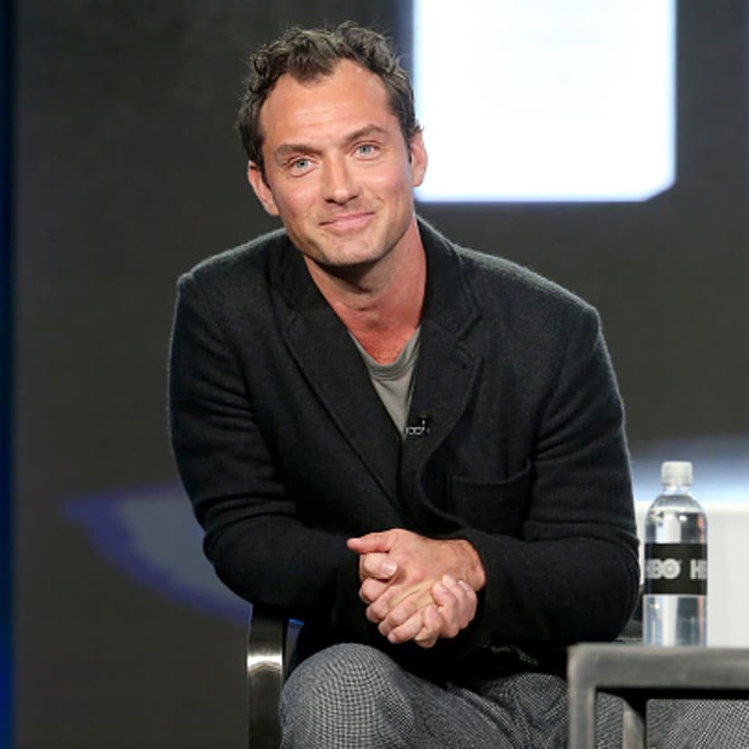 Jude Law speaks onstage during the 2017 Winter Television Critics Association Press Tour at the Langham Hotel on January 14, 2017 in Pasadena, California.