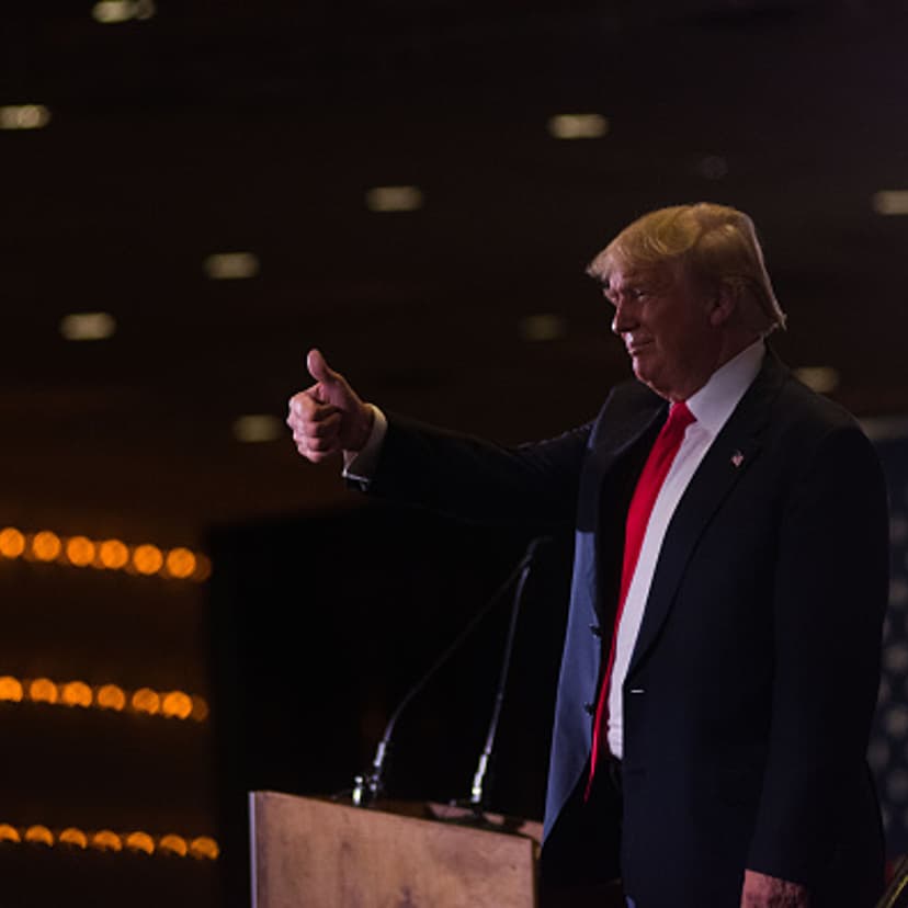 Republican presidential candidate Donald Trump speaks at a rally in Sparks, Nev., on Feb. 23, 2016.