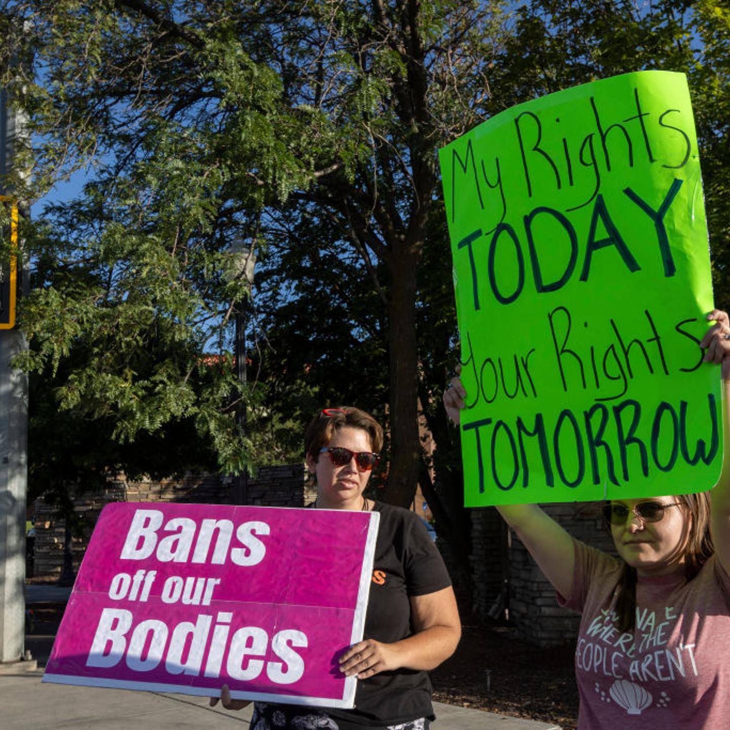 Abortion Rights Activists Hold Rally In Idaho Falls