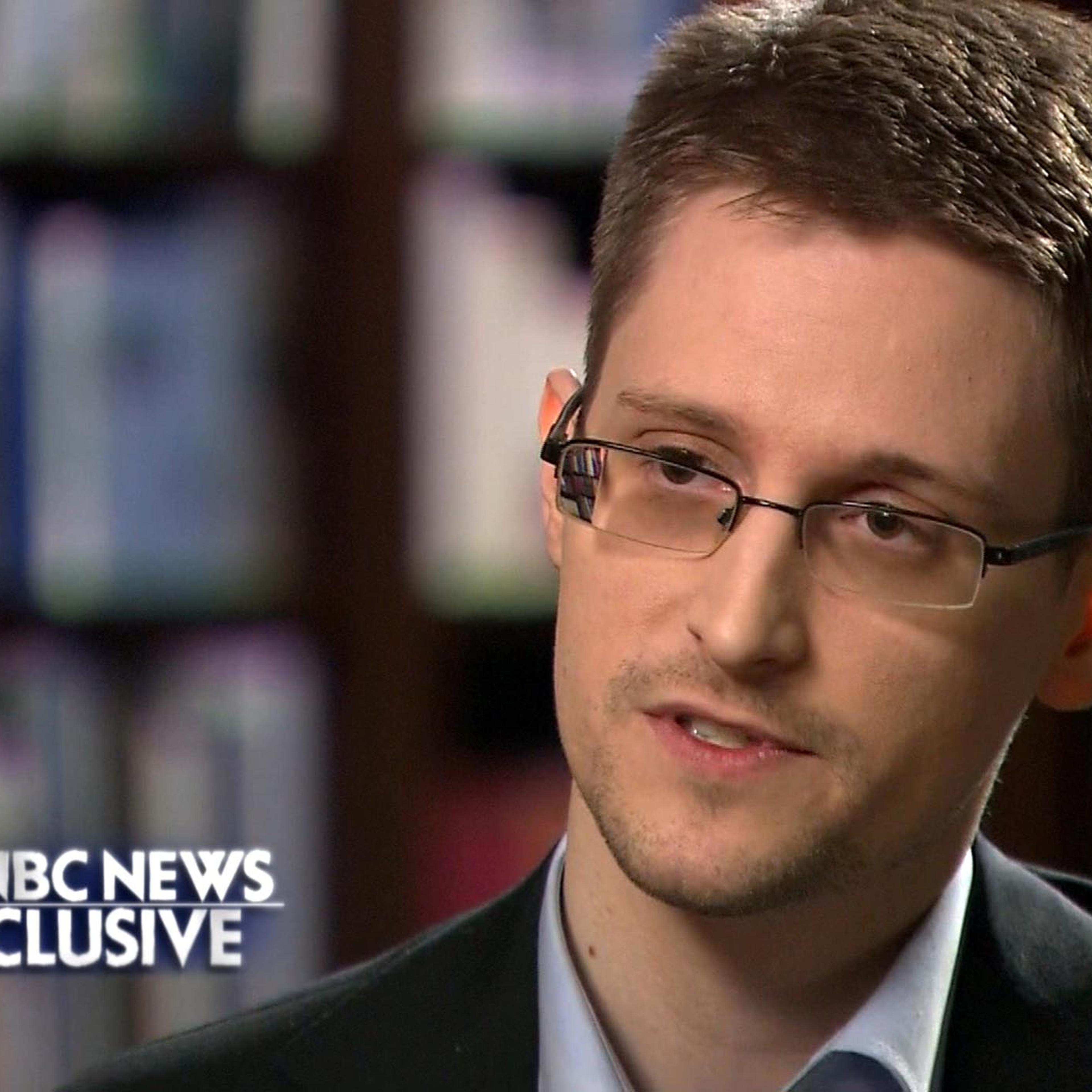 Edward Snowden speaks with Brian Williams in an NBC News exclusive interview
