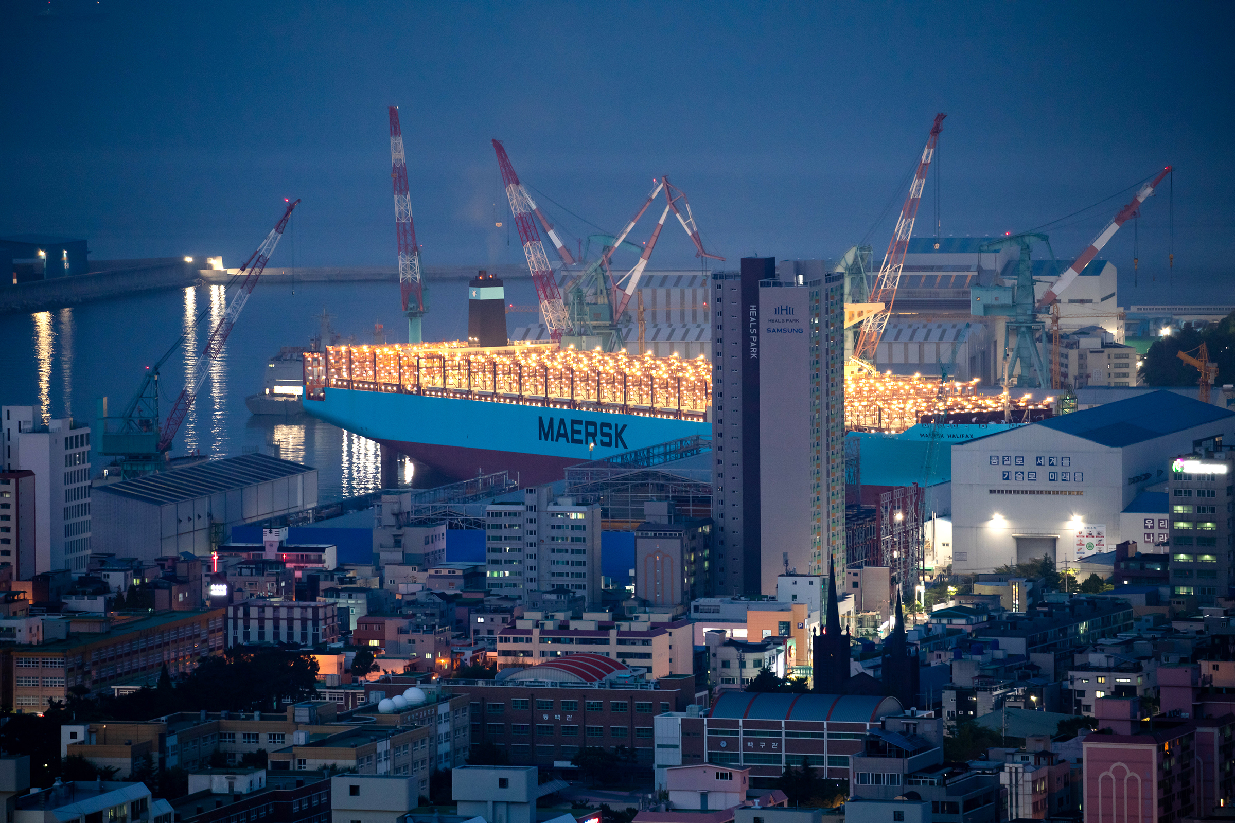 Billionaire Succession Stirs Protest at Worlds Largest Shipyard