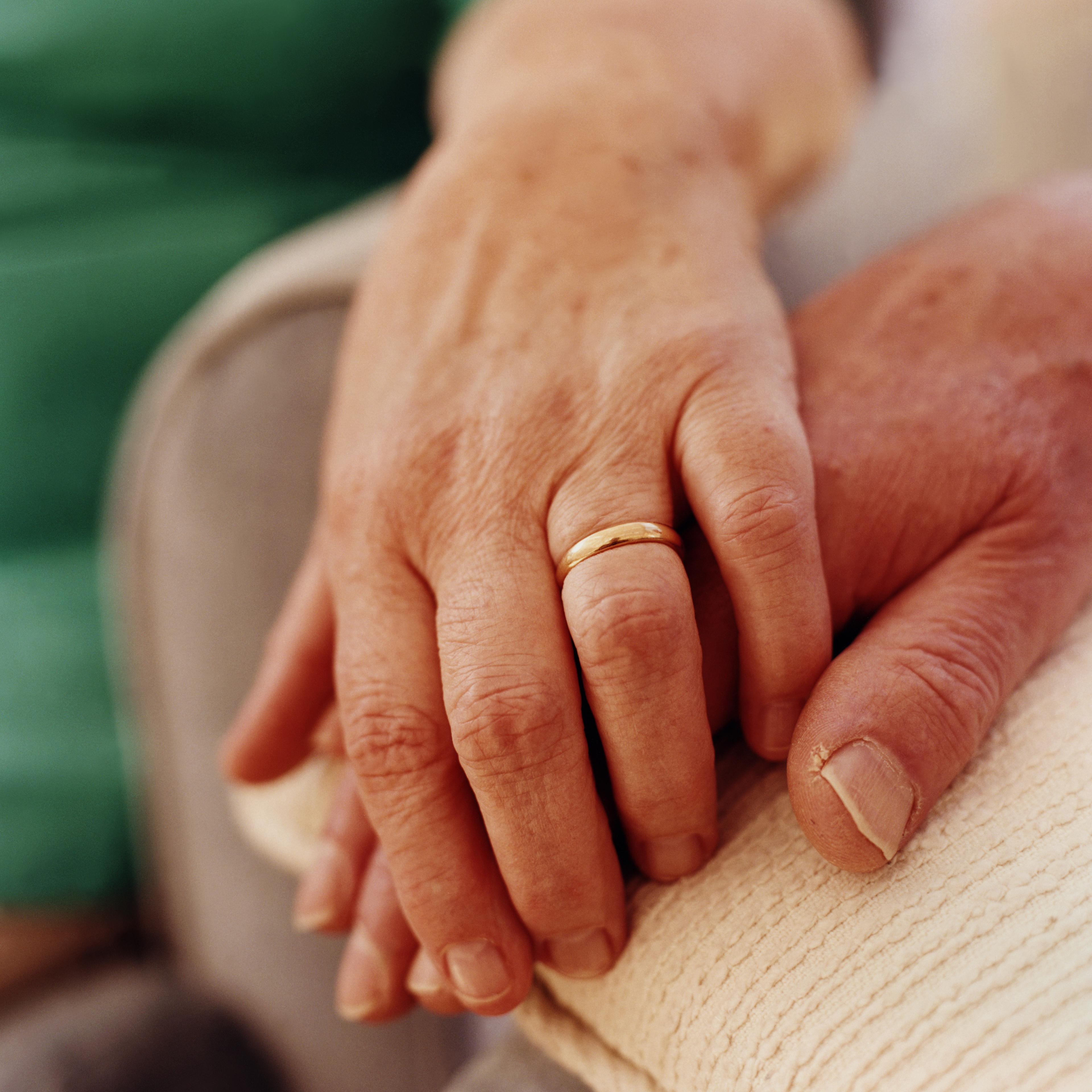 Elderly Hands Marriage