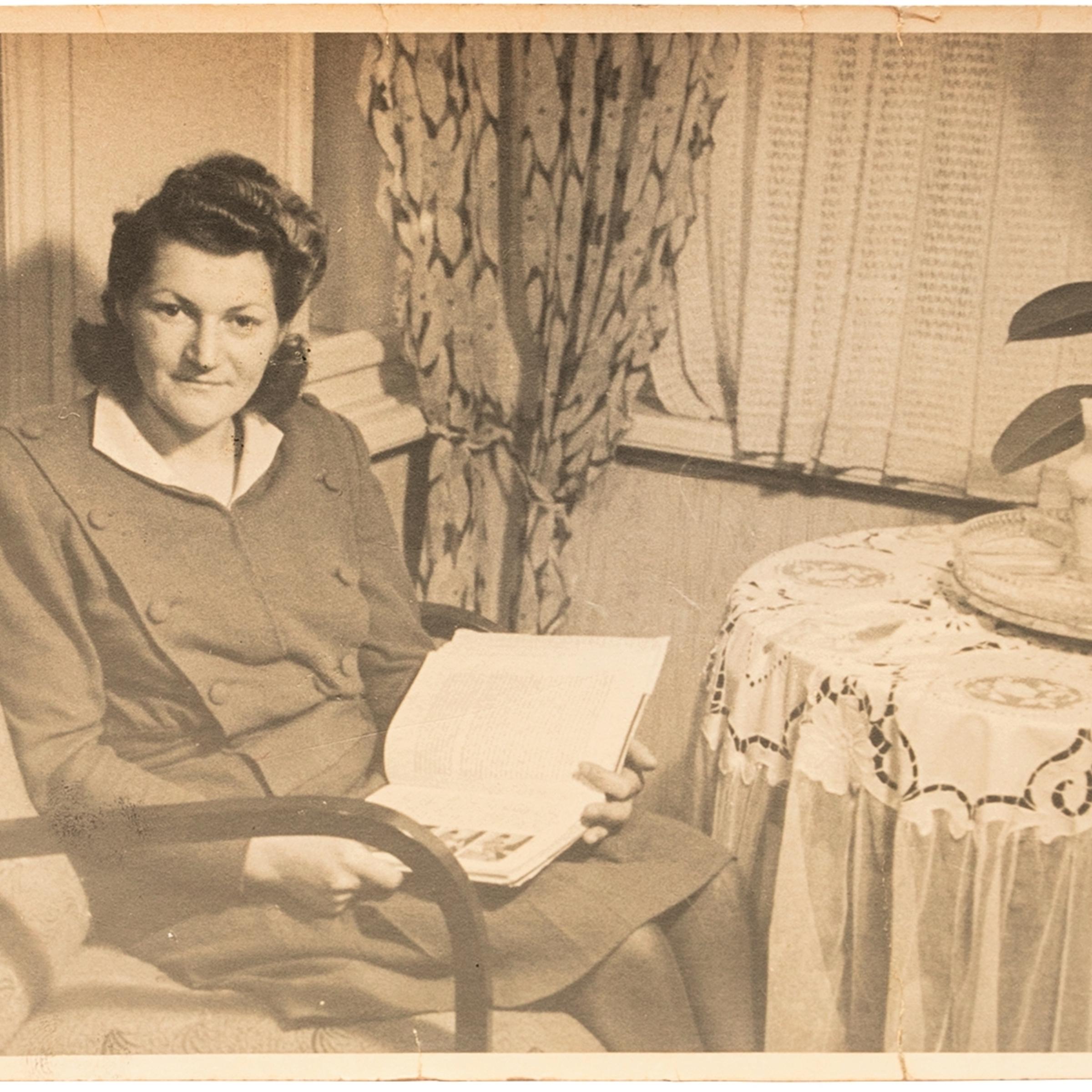 Magda in Jiříkov, Czechoslovakia, approximately 1948