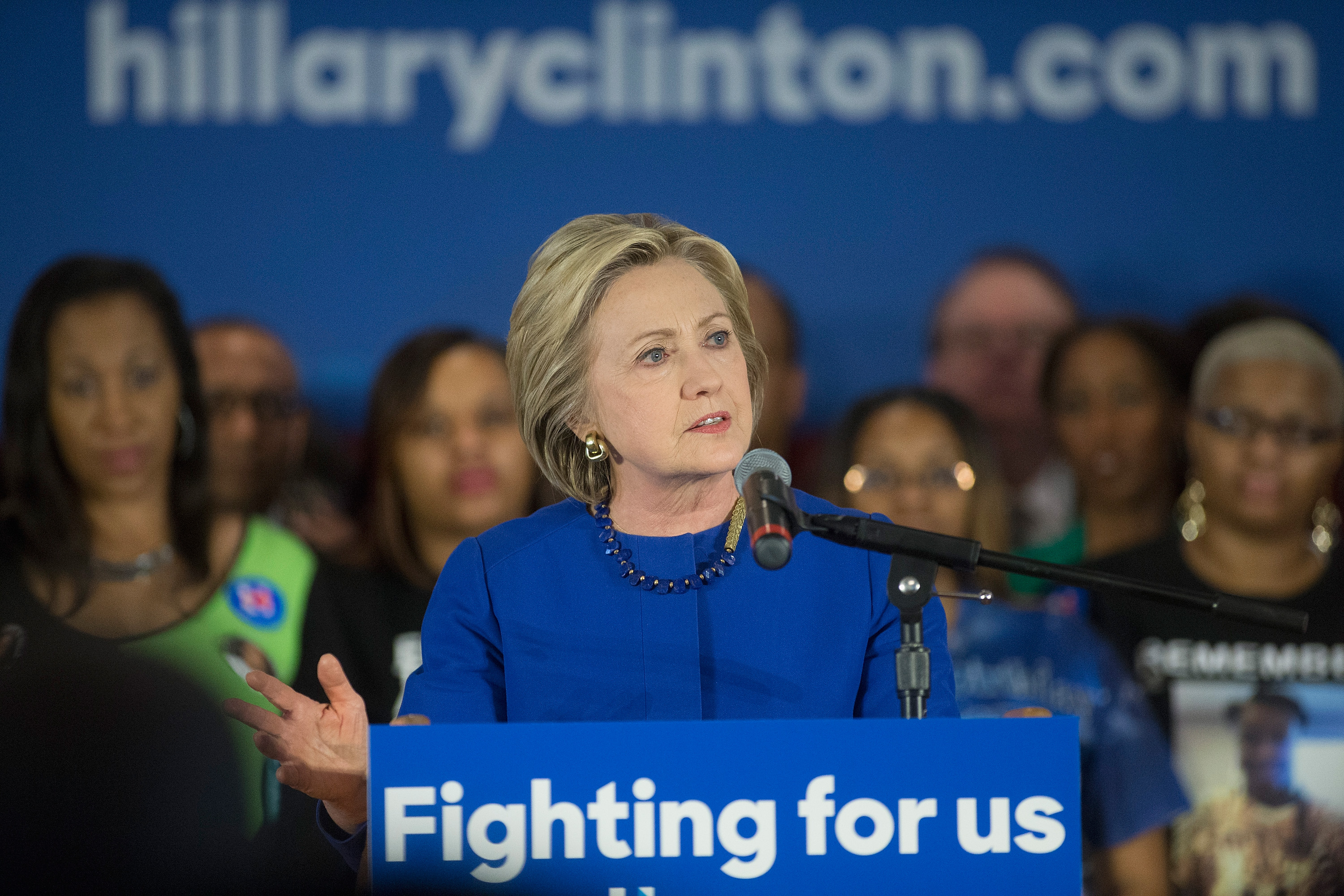 Hillary Clinton Attends A Get Out The Vote Rally In Chicago