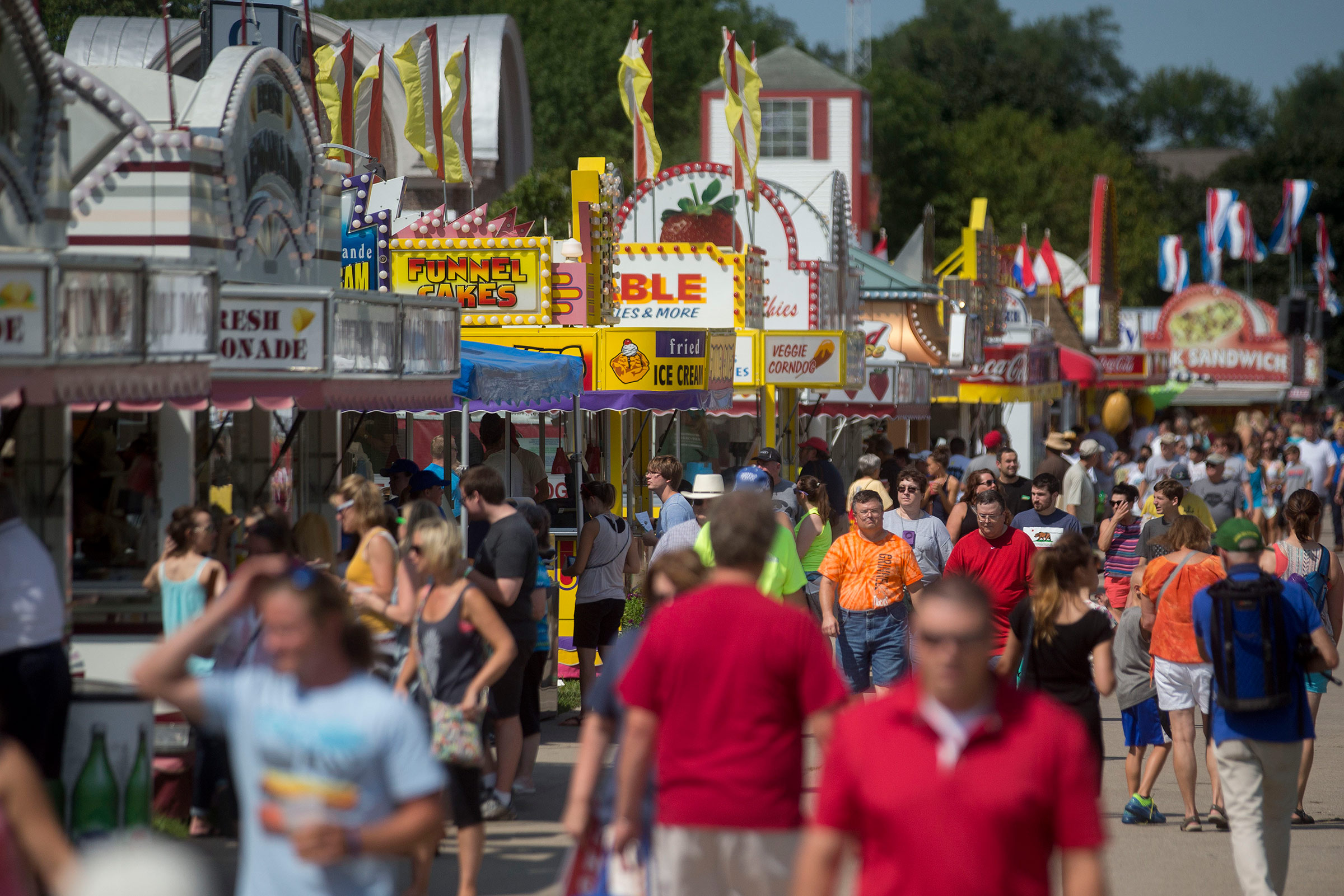 Presidential Candidates Speak At Iowa State Fair Soapbox