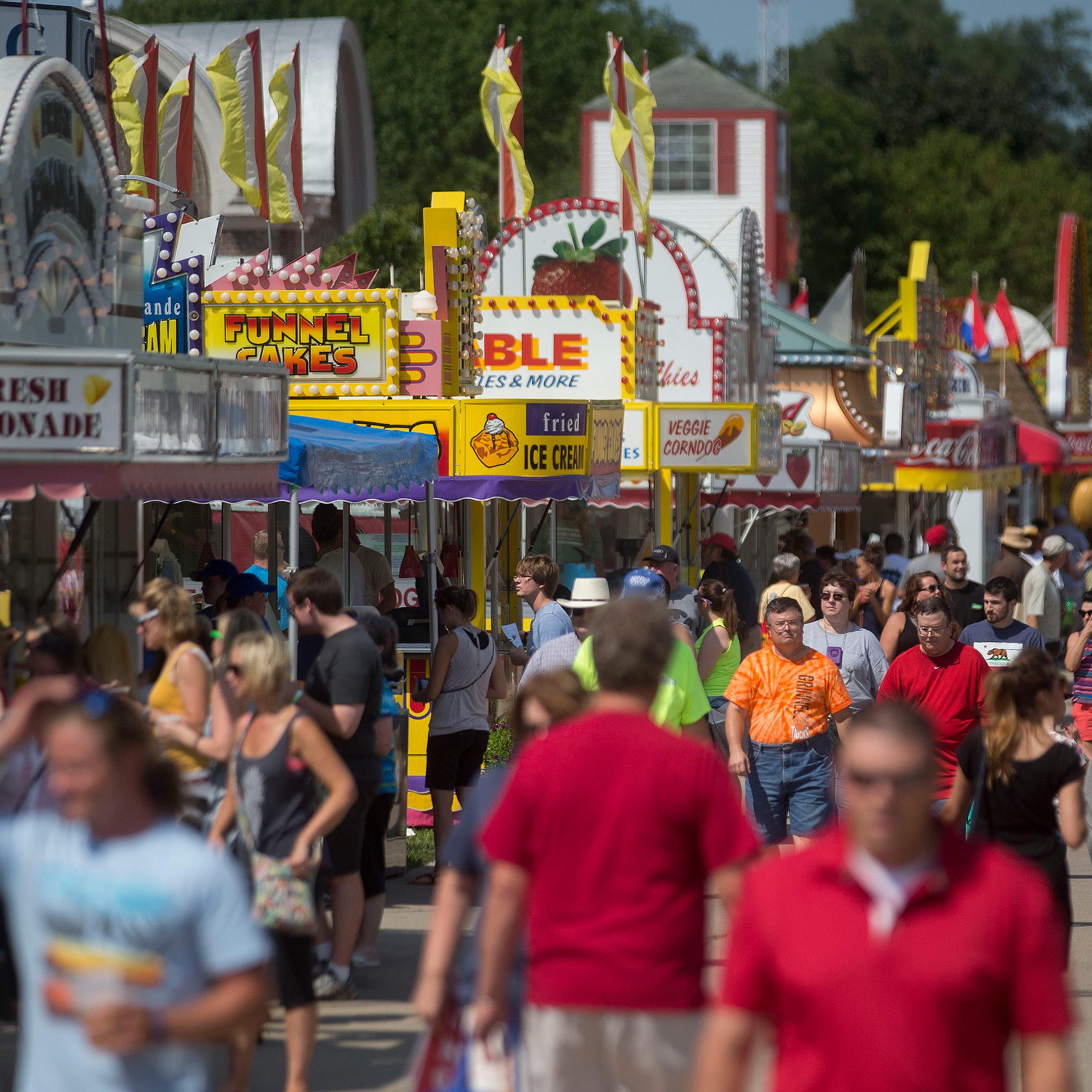 Presidential Candidates Speak At Iowa State Fair Soapbox