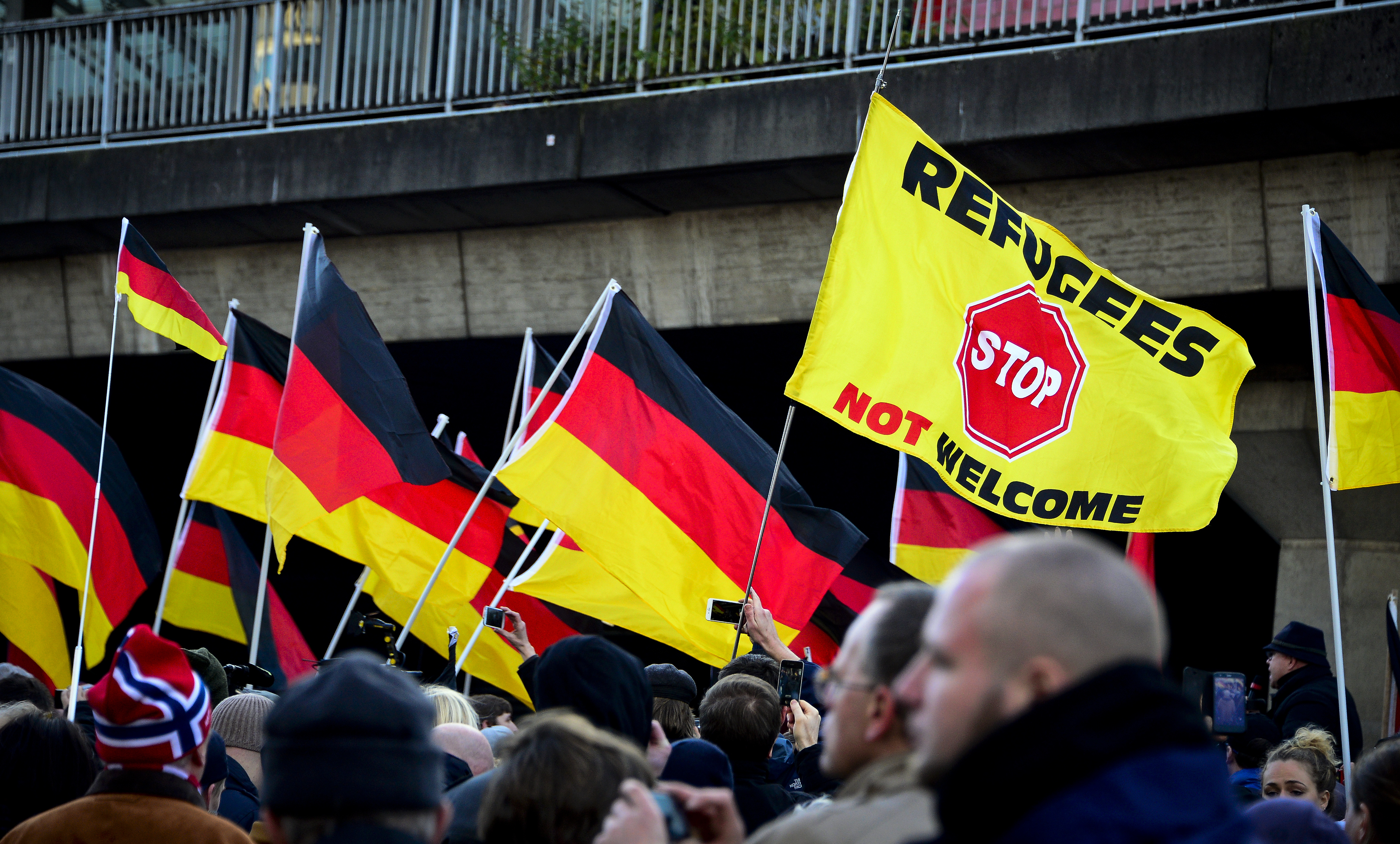 Right-Wing Groups Rally Following Cologne Sex Attacks