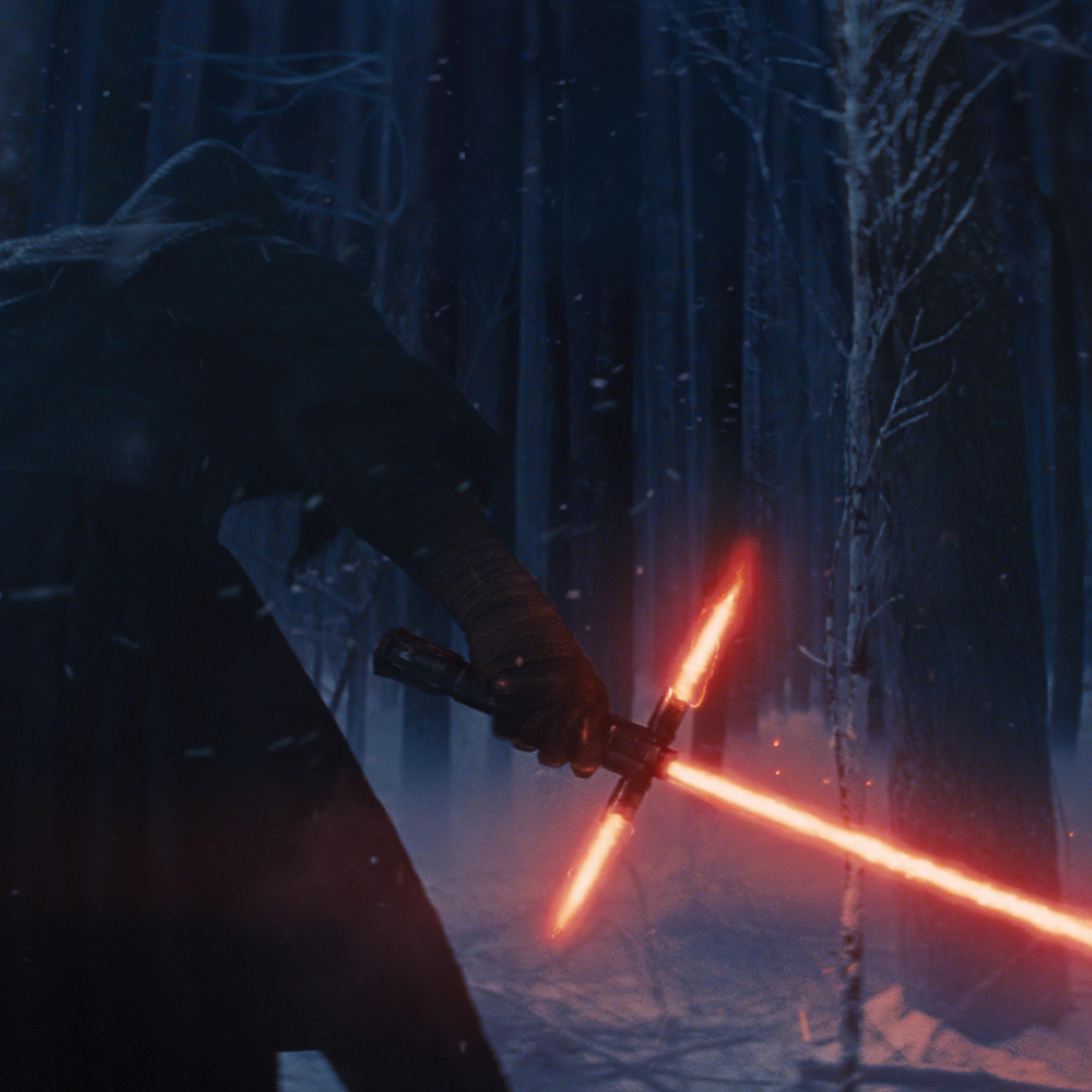 Adam Driver as Kylo Ren in Star Wars: The Force Awakens