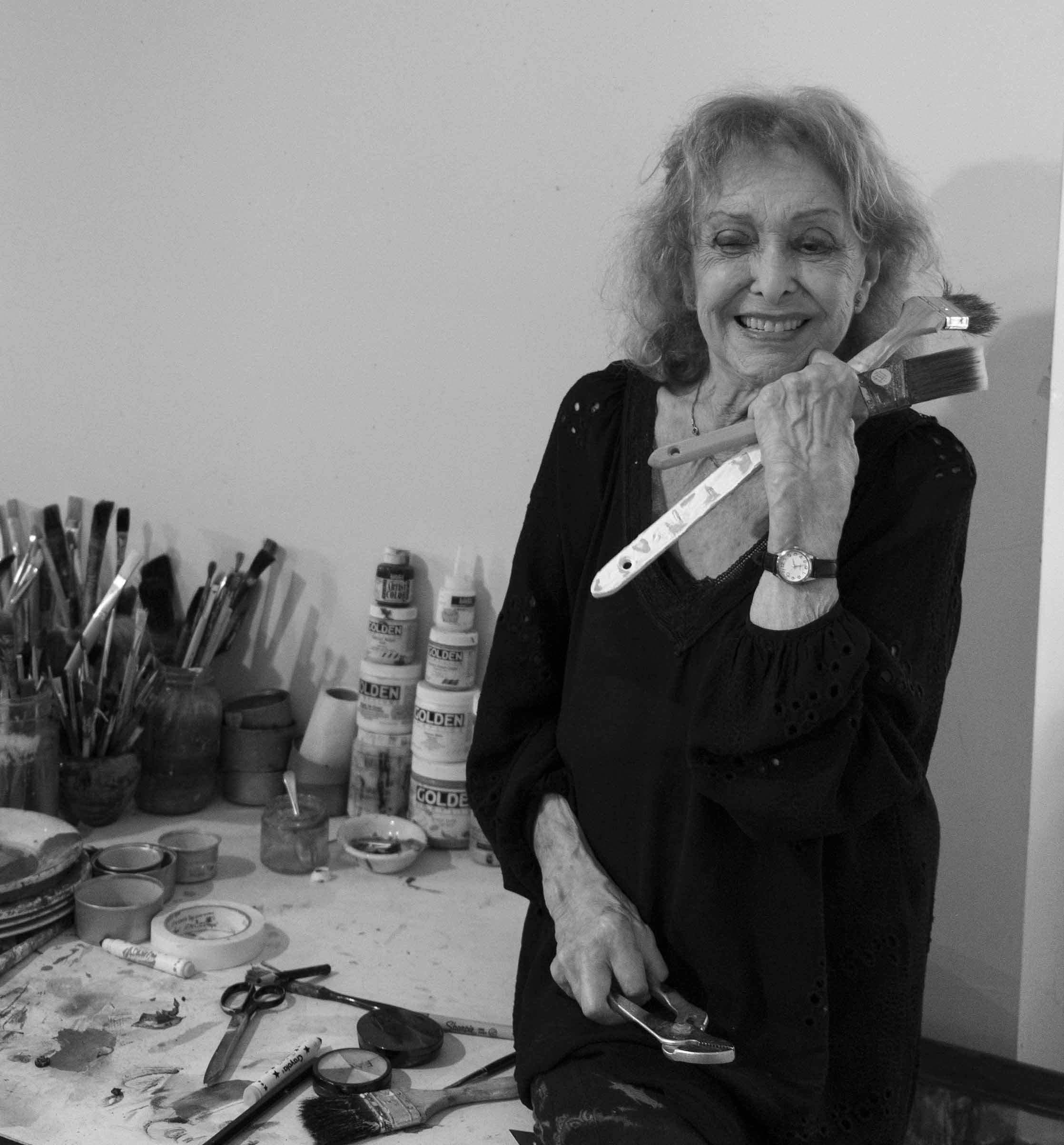 Schneemann poses for a portrait at her home on Aug. 23, 2017