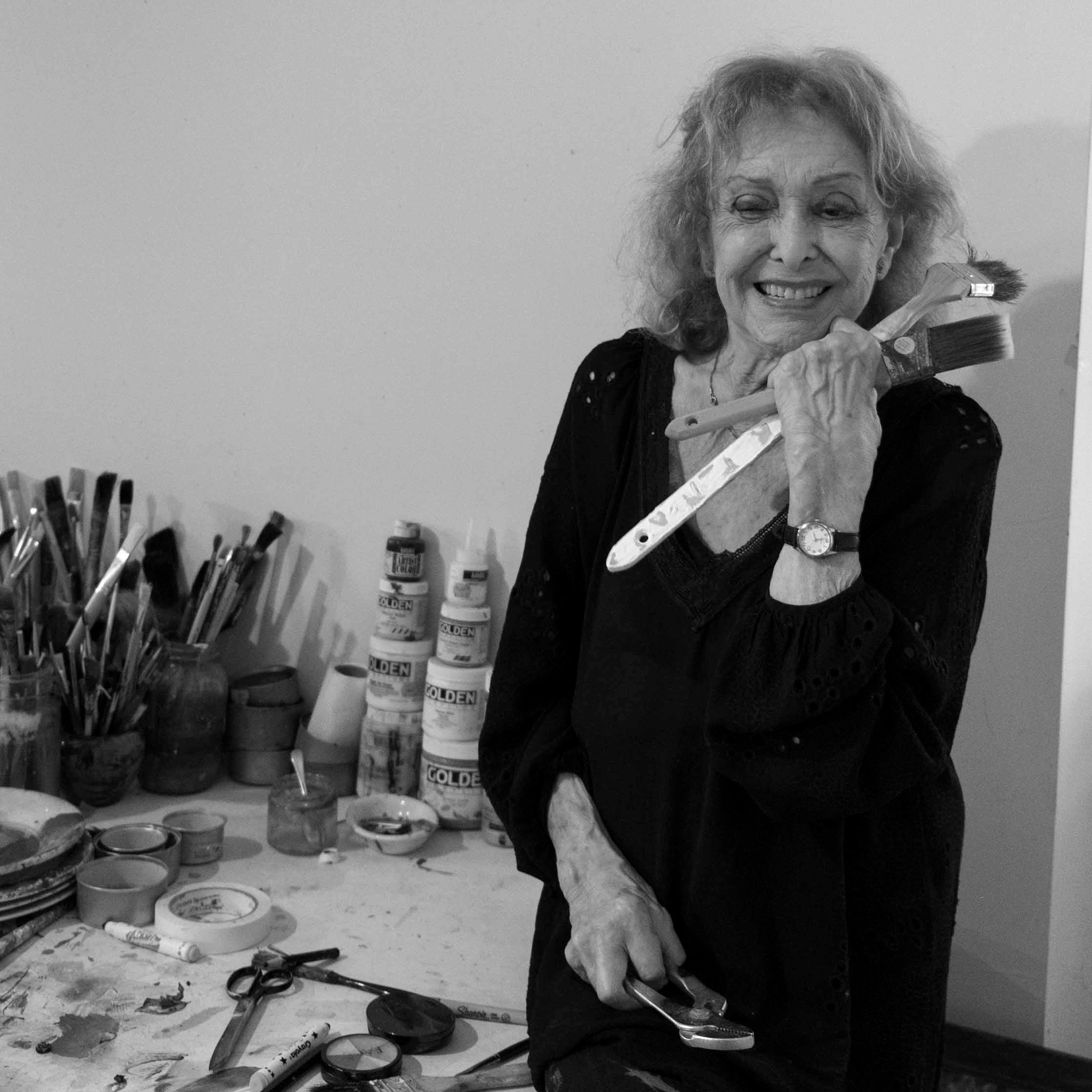 Schneemann poses for a portrait at her home on Aug. 23, 2017