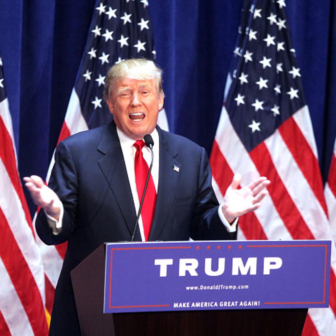 Donald Trump makes presidential announcement at Trump Tower on June 16, 2015 in New York City.