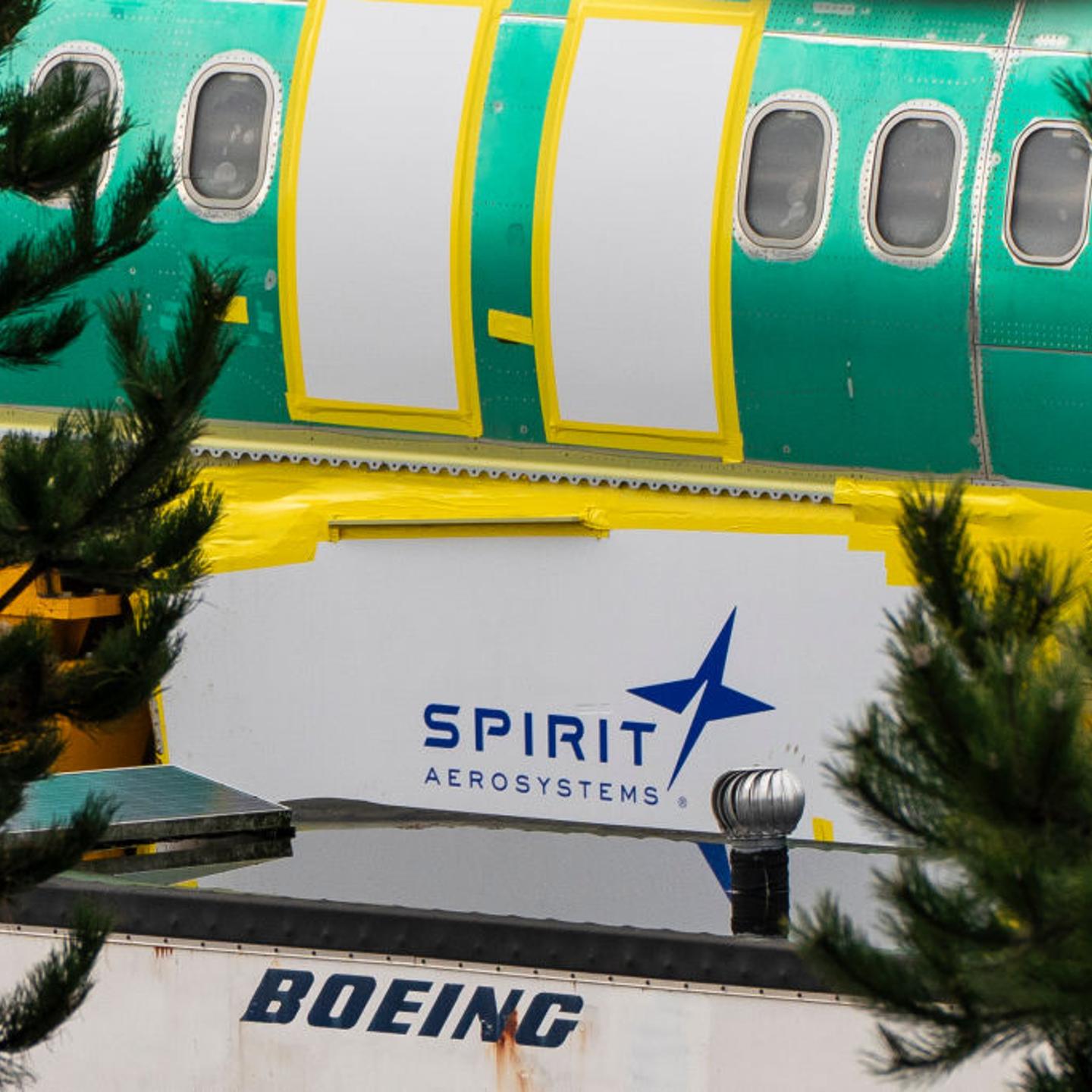 The Boeing Manufacturing Facility As Shares Slide