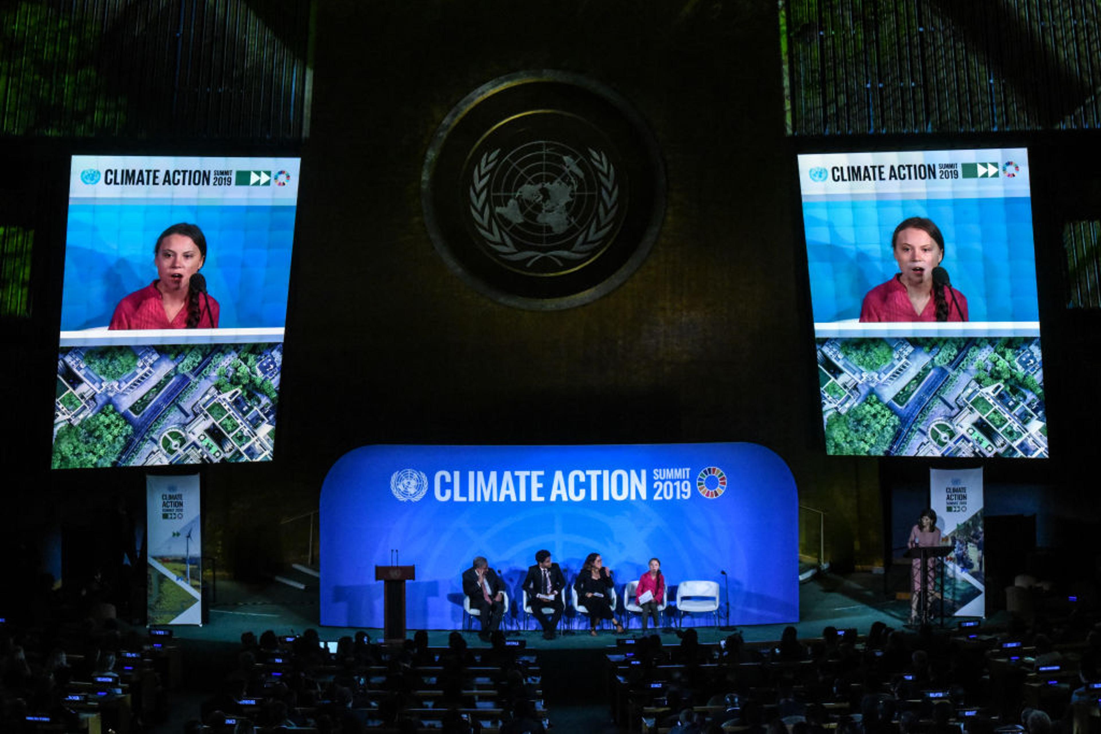 World Leaders Gather For United Nations Climate Summit