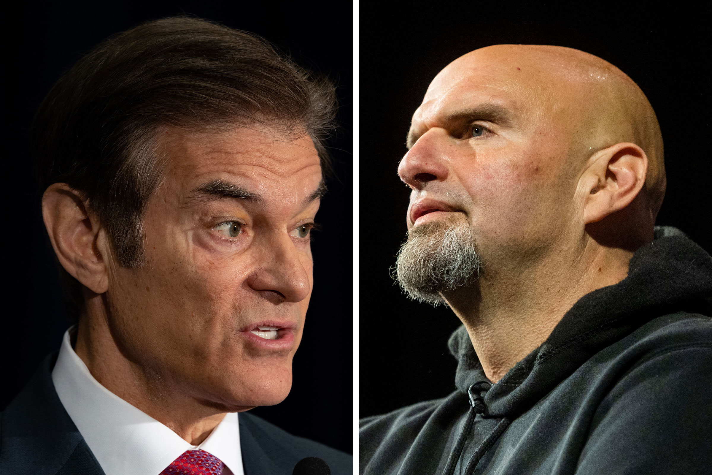 Dr. Mehmet Oz on Sept. 6; Lt. Gov. John Fetterman on Aug. 12
