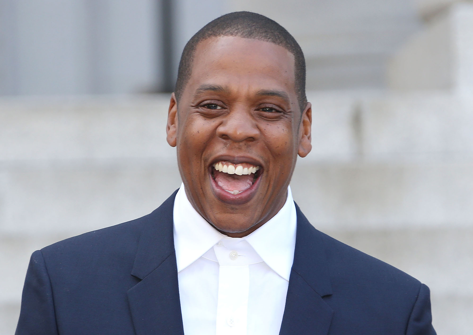 Shawn "Jay Z" Carter Makes Announcement On the Steps Of City Hall Downtown Los Angeles