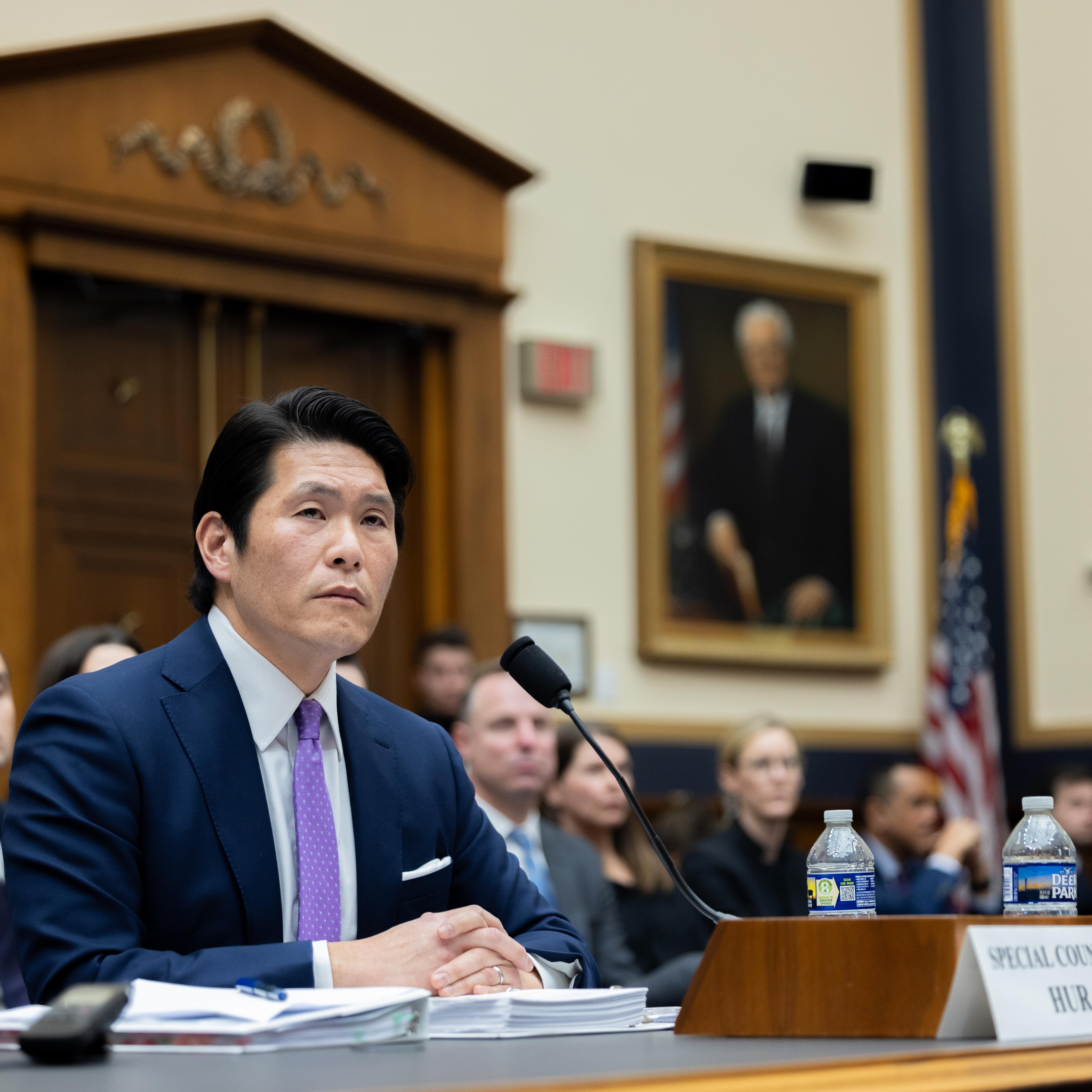 Special Counsel Robert Hur testifies at a House Judiciary Committee