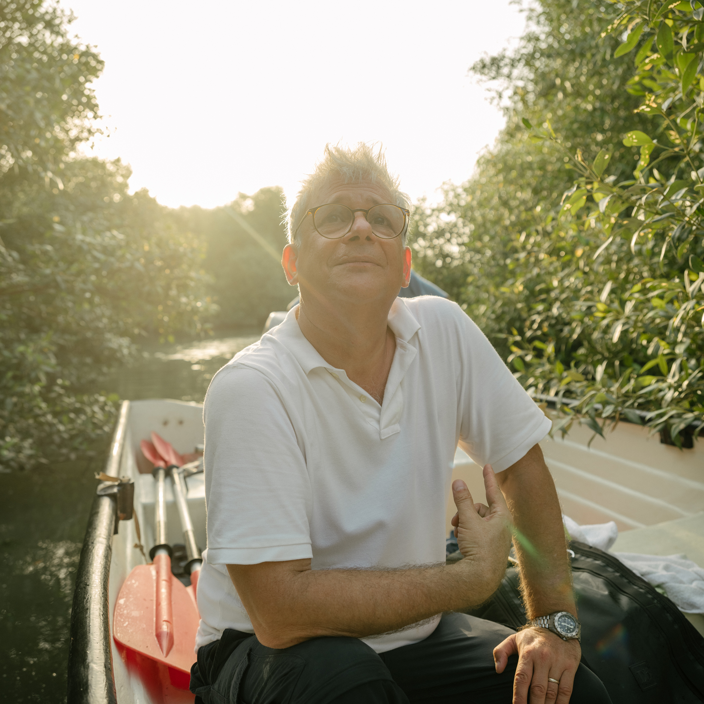 Architect and activist Tariq Qaiser in Bundal Island