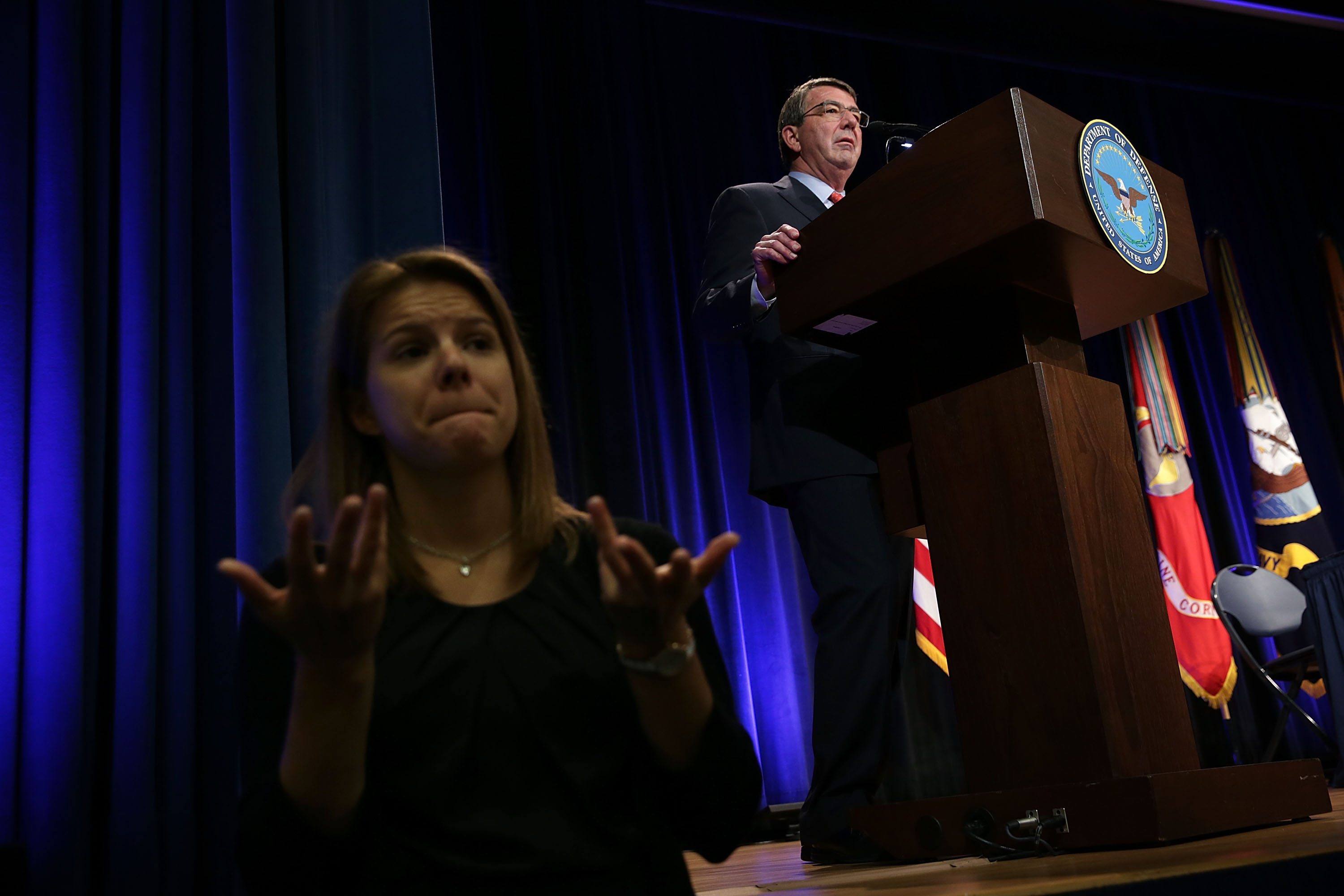 Defense Secretary Carter Addresses  LGBT Pride Month Ceremony At Pentagon