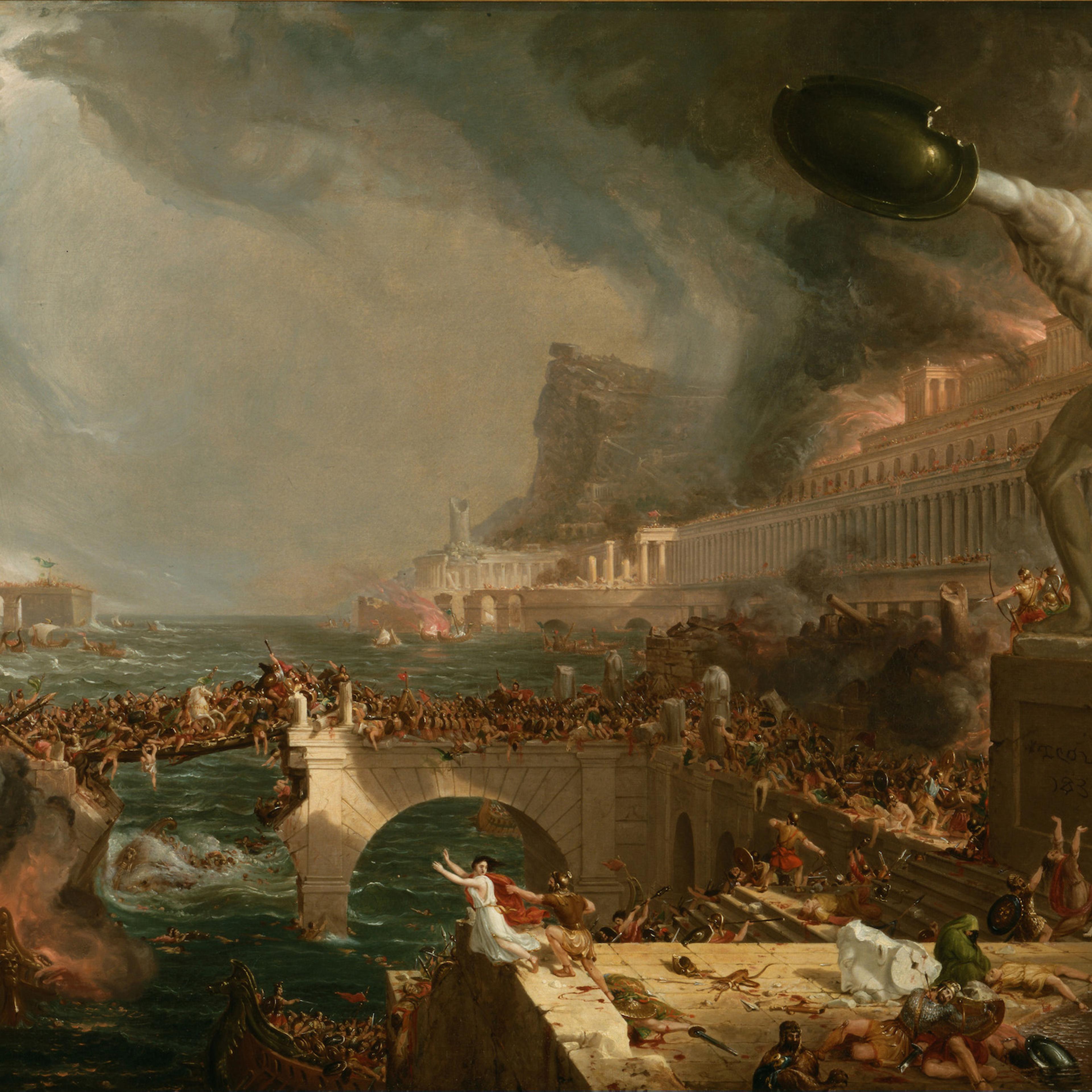 The Course Of Empire Destruction 1836