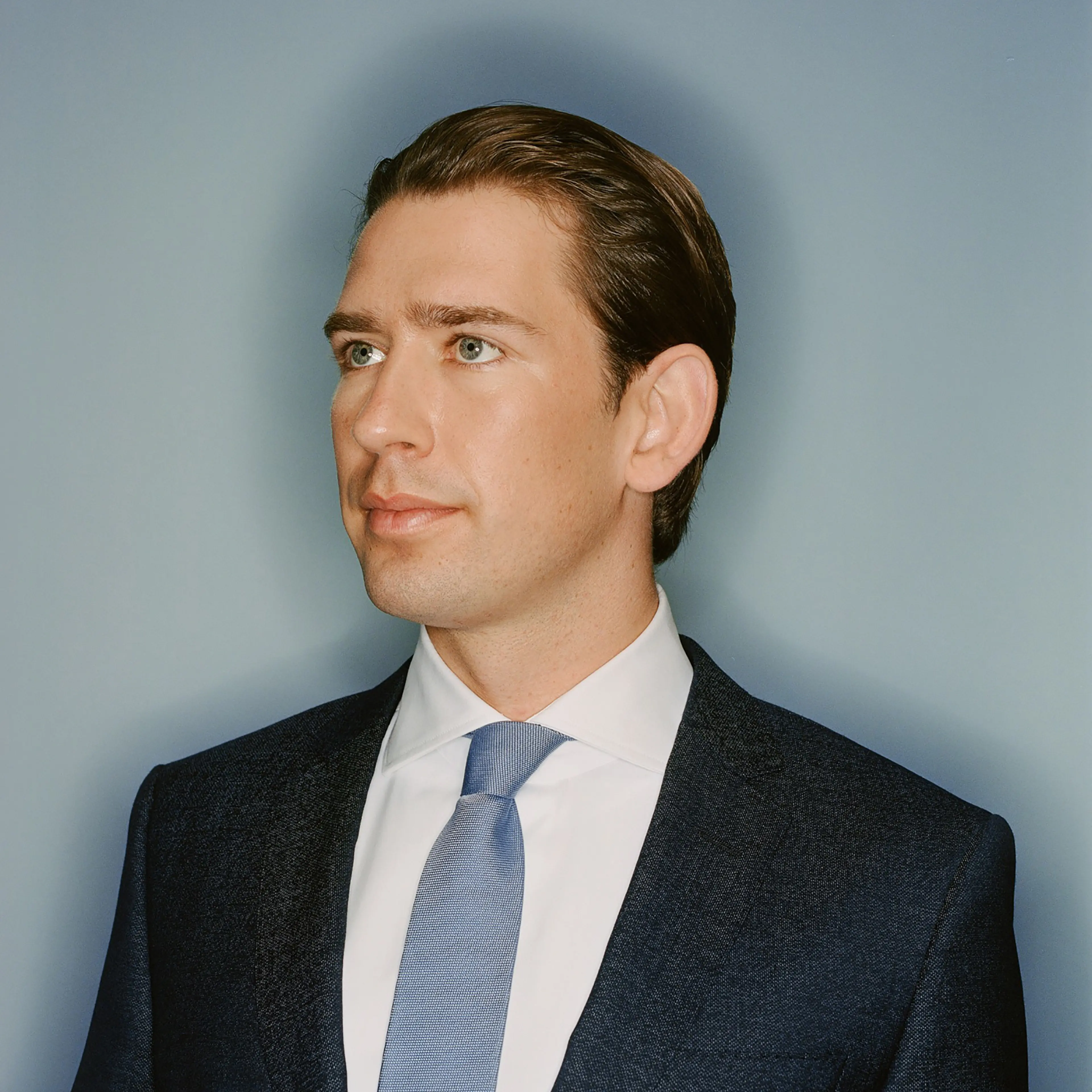 At 32, Kurz, photographed in October, is the youngest Chancellor in Austrian history