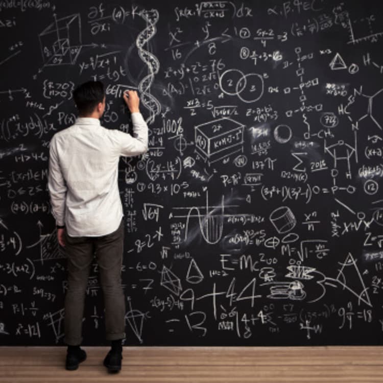 man-chalkboard-math-equations-rear-view