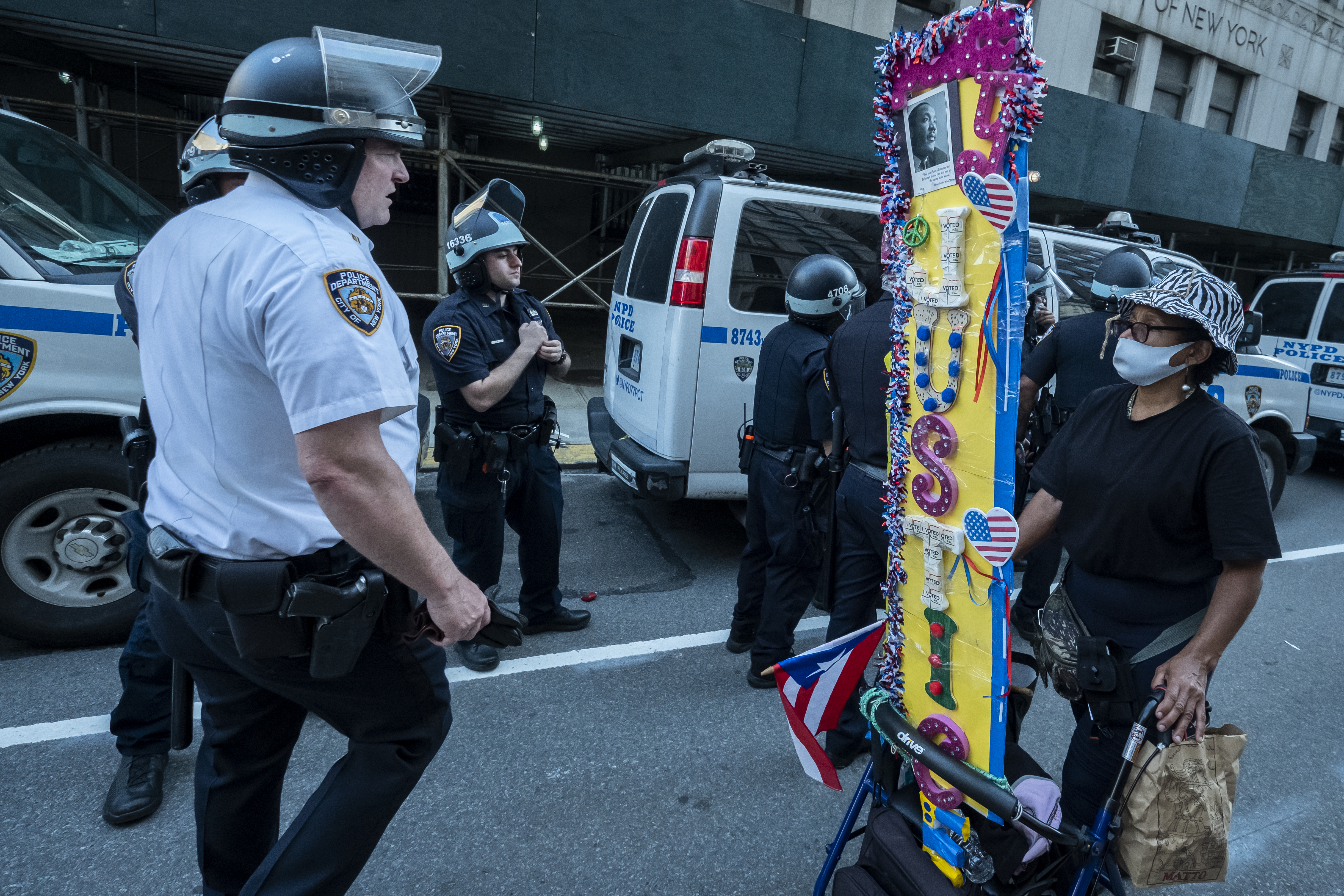NYPD-Protesters