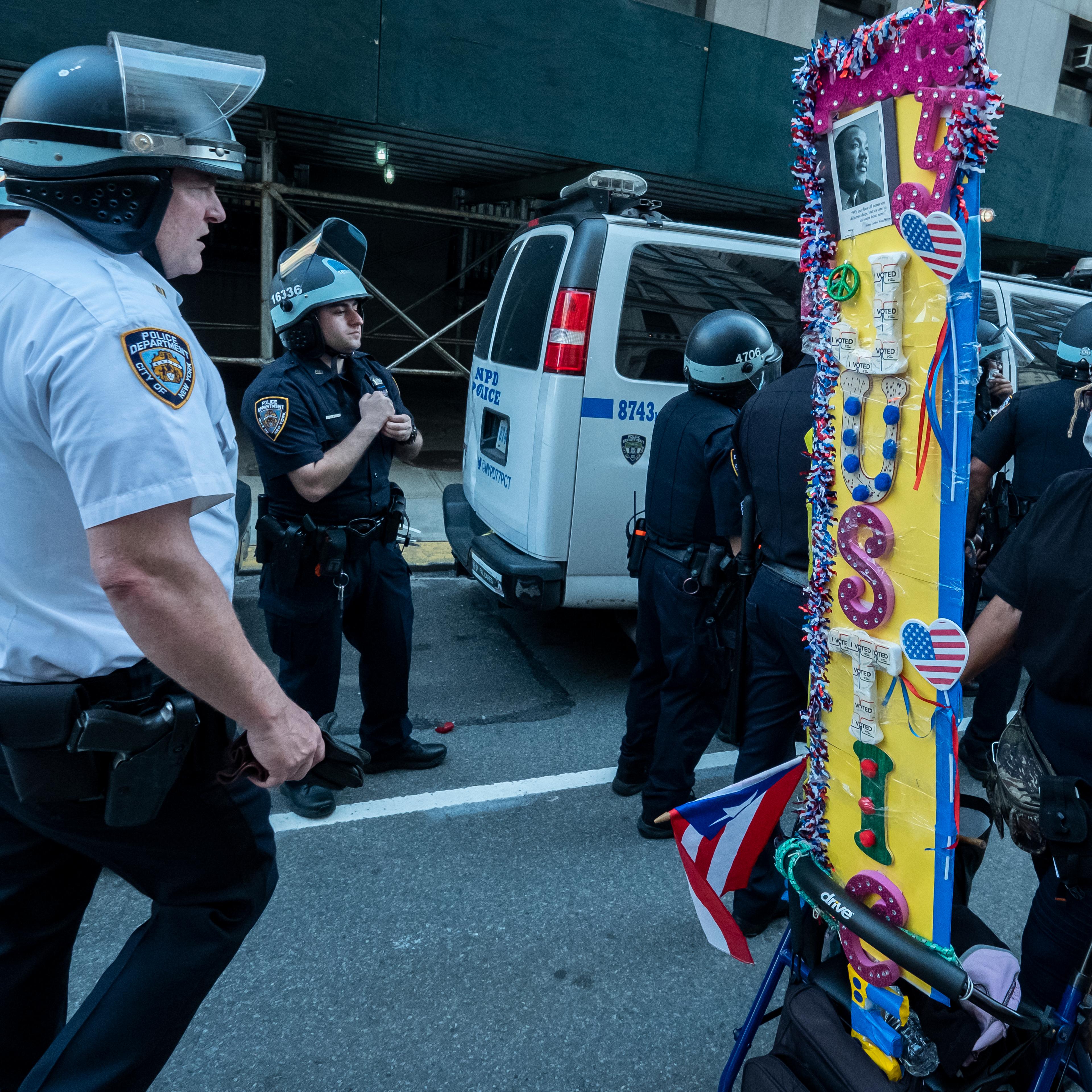 NYPD-Protesters