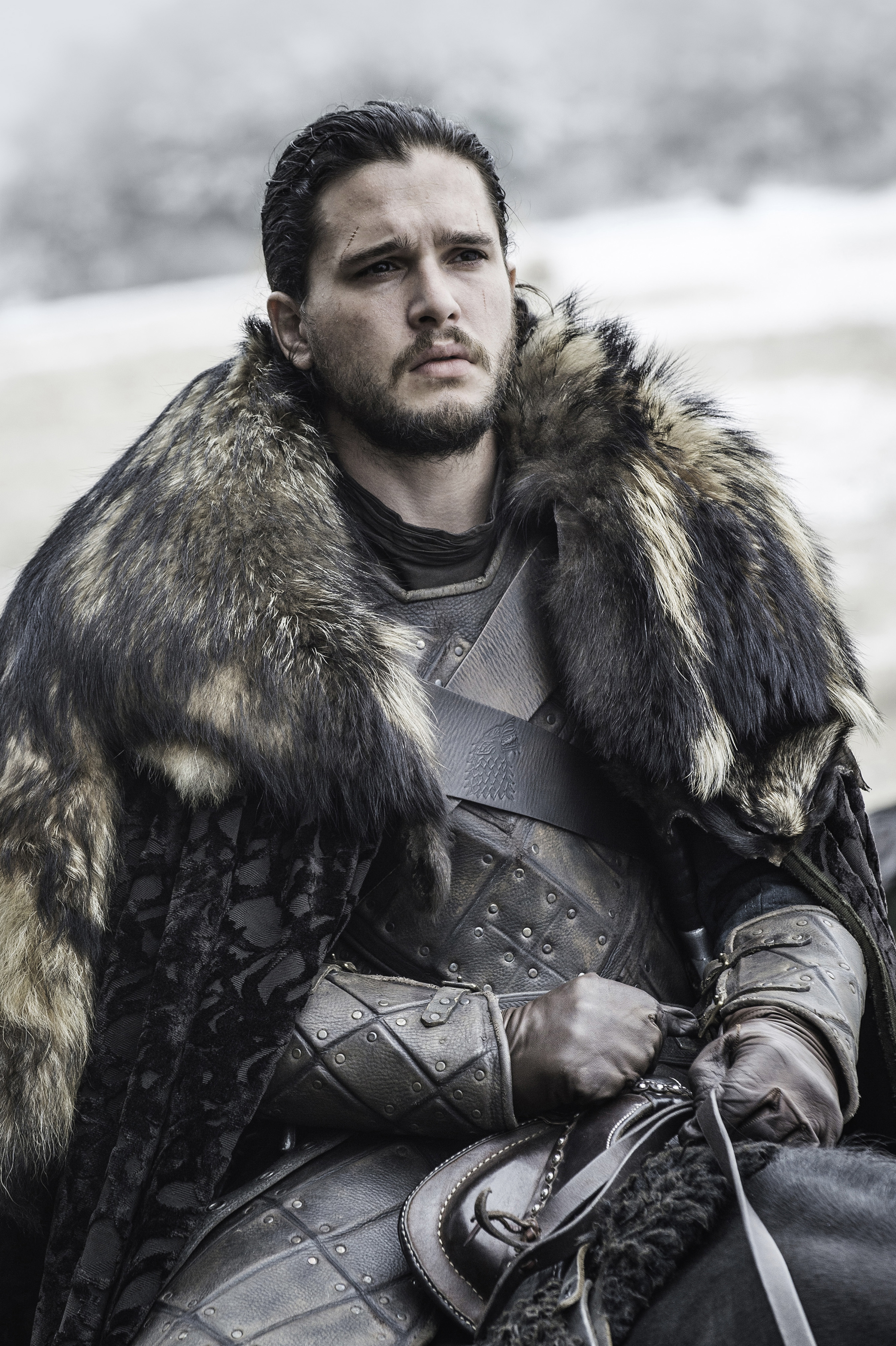 Kit Harington in Game of Thrones, season 6, episode 9.