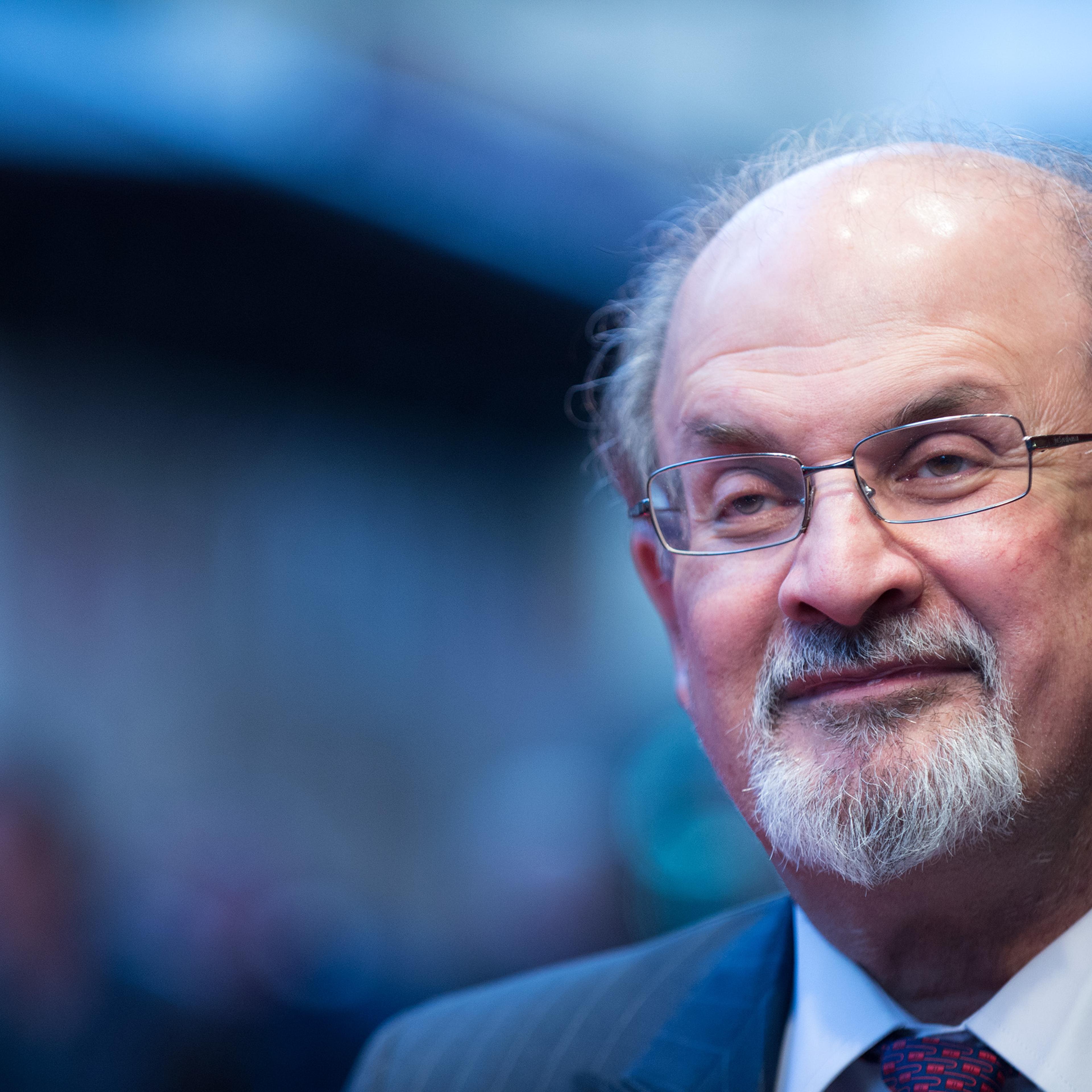 Salman Rushdie attends the premiere of 'Midnight's Children' during the 56th BFI London Film Festival at Odeon West End on Oct. 14, 2012 in London, England.