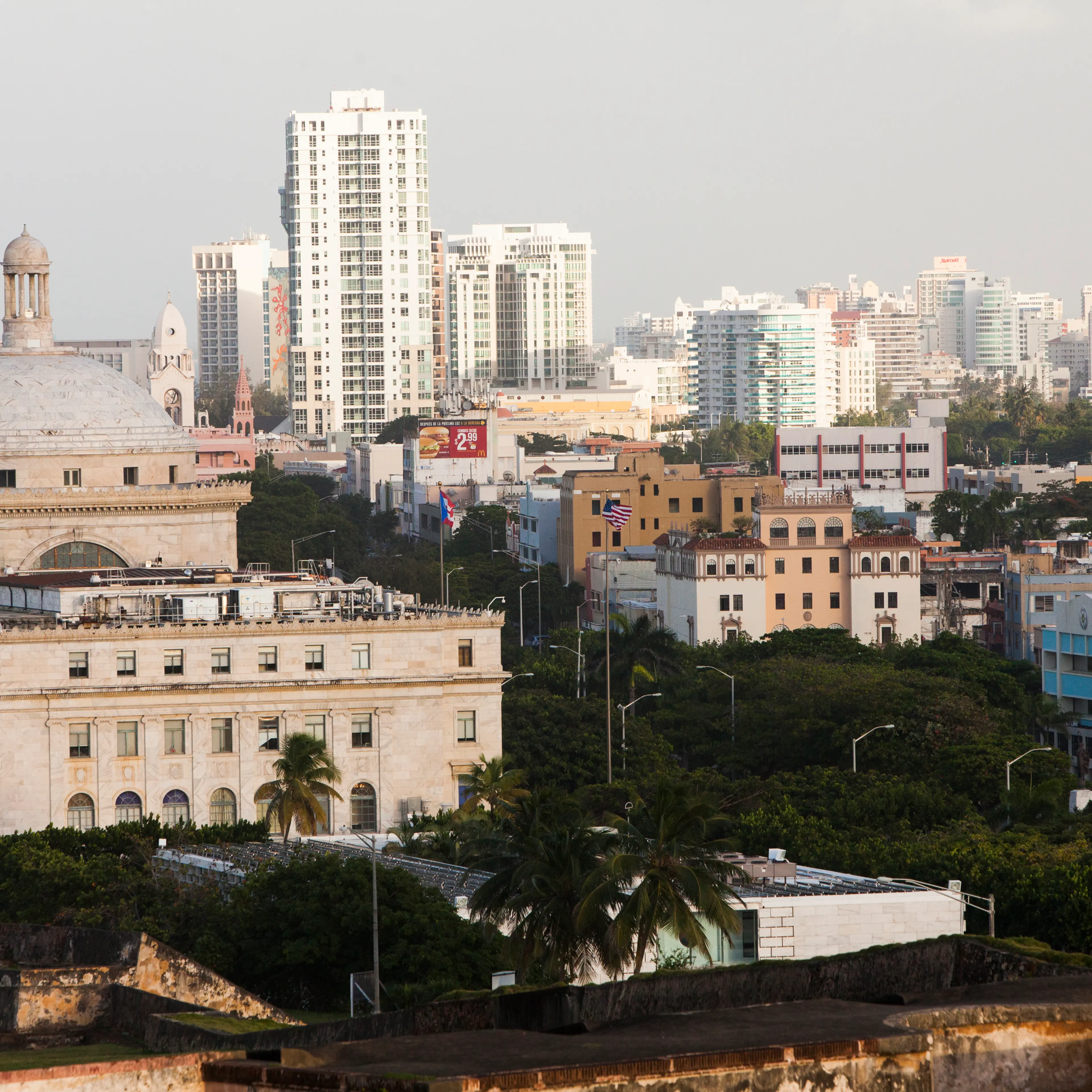 Old San Juan, the center for Puerto Rican tourism, on November 12, 2013.