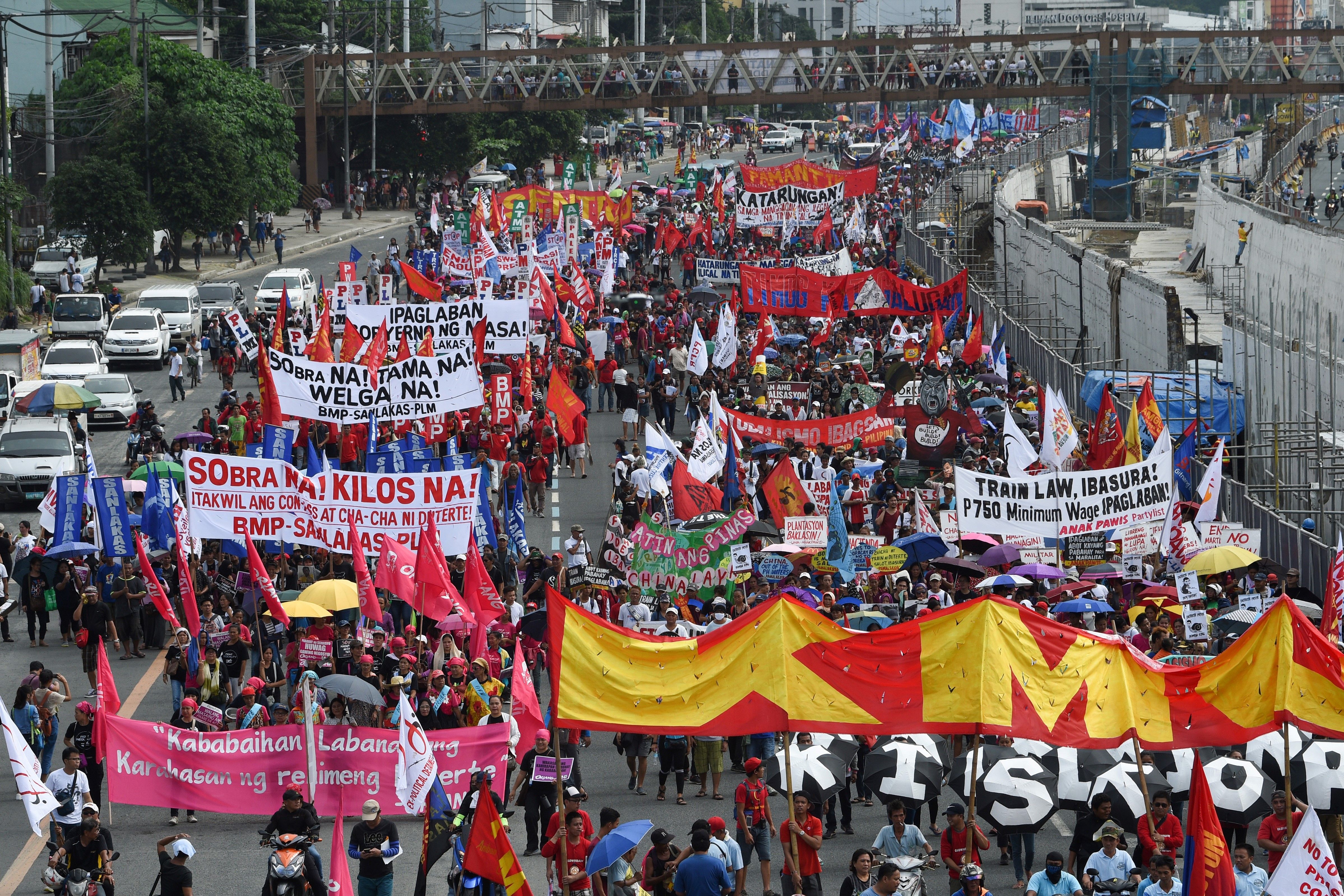 PHILIPPINES-POLITICS-PROTEST