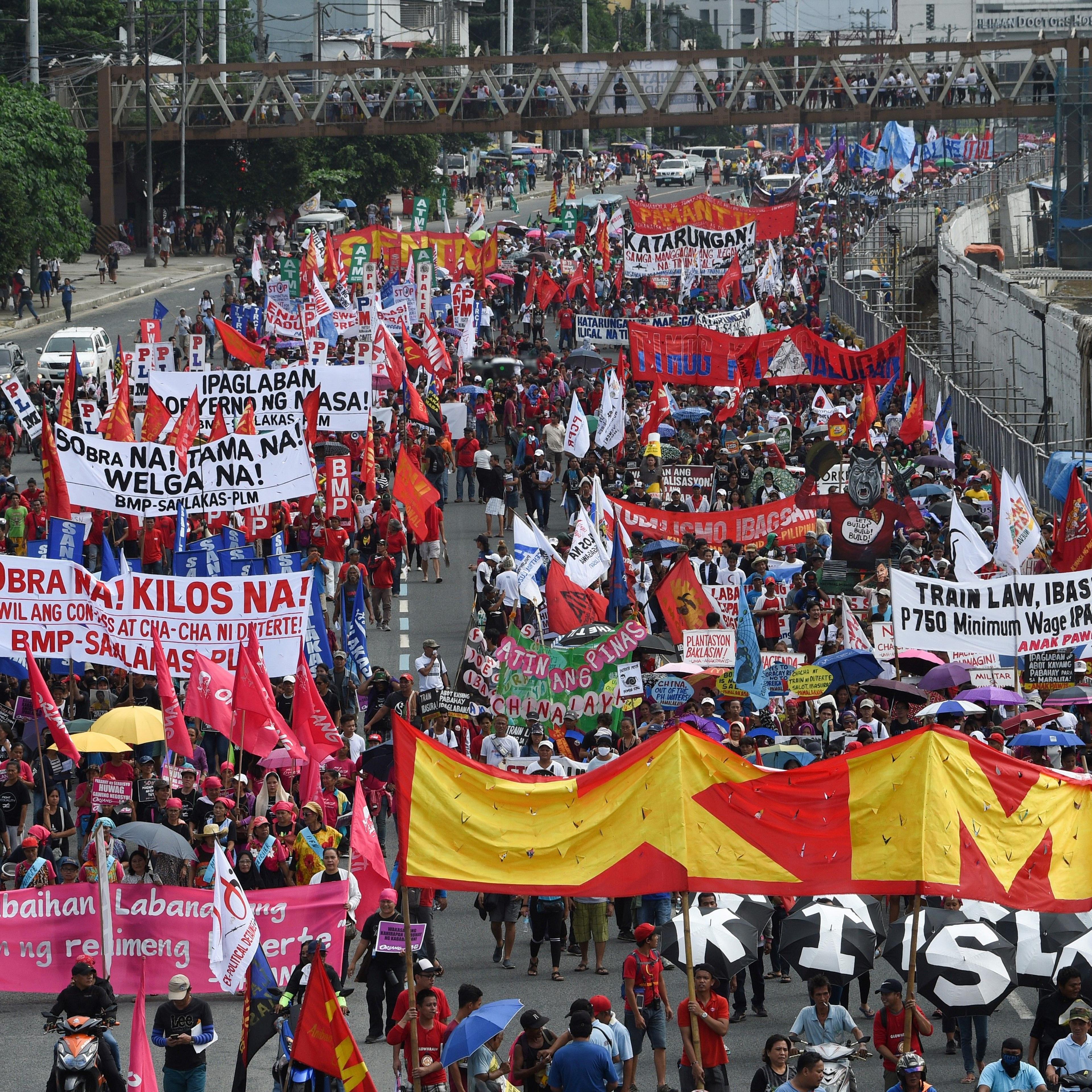 PHILIPPINES-POLITICS-PROTEST