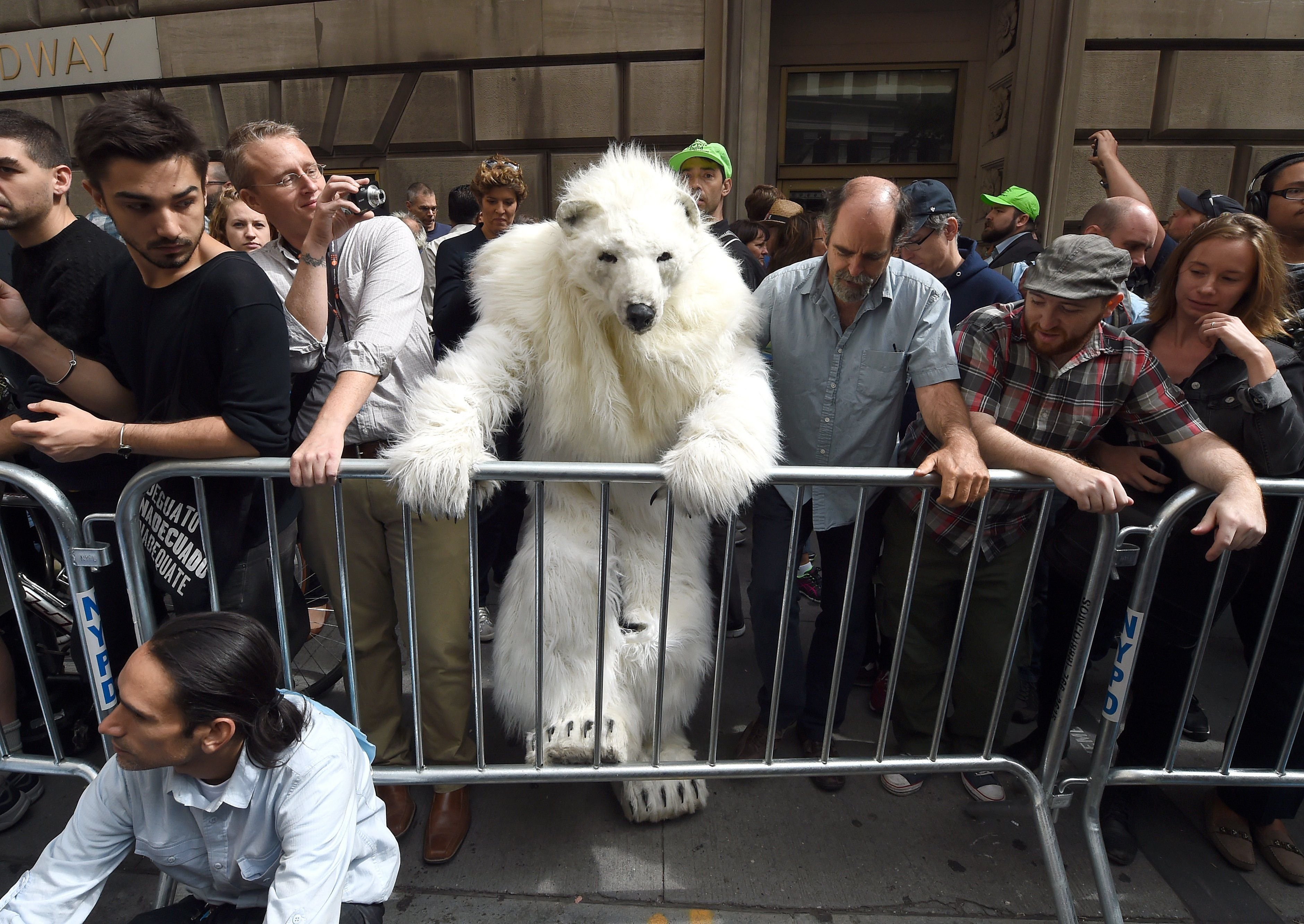 Flood Wall Street Climate Change