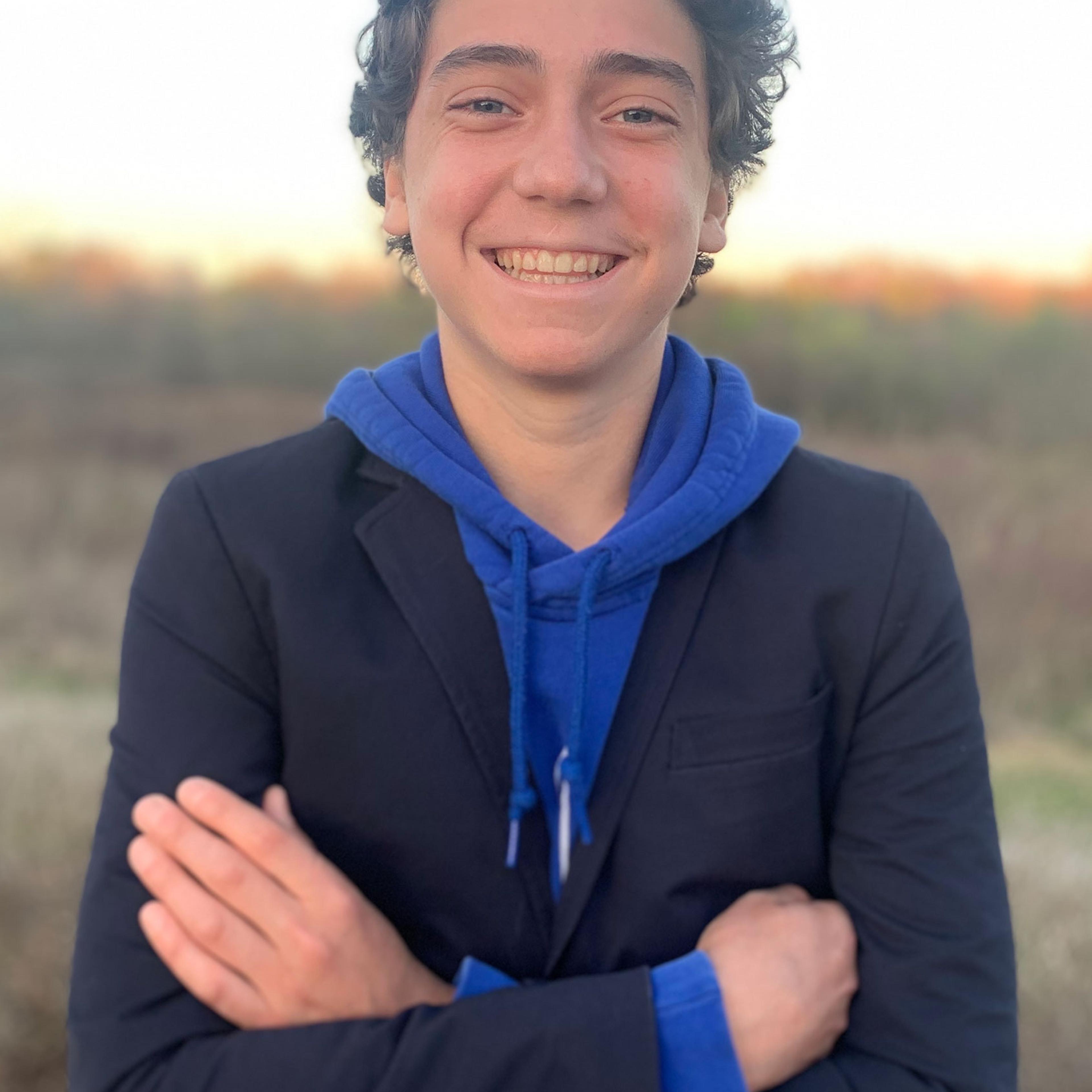 Lino Marrero, 15, is a self-proclaimed “serial inventor” with a notepad full of inventions.