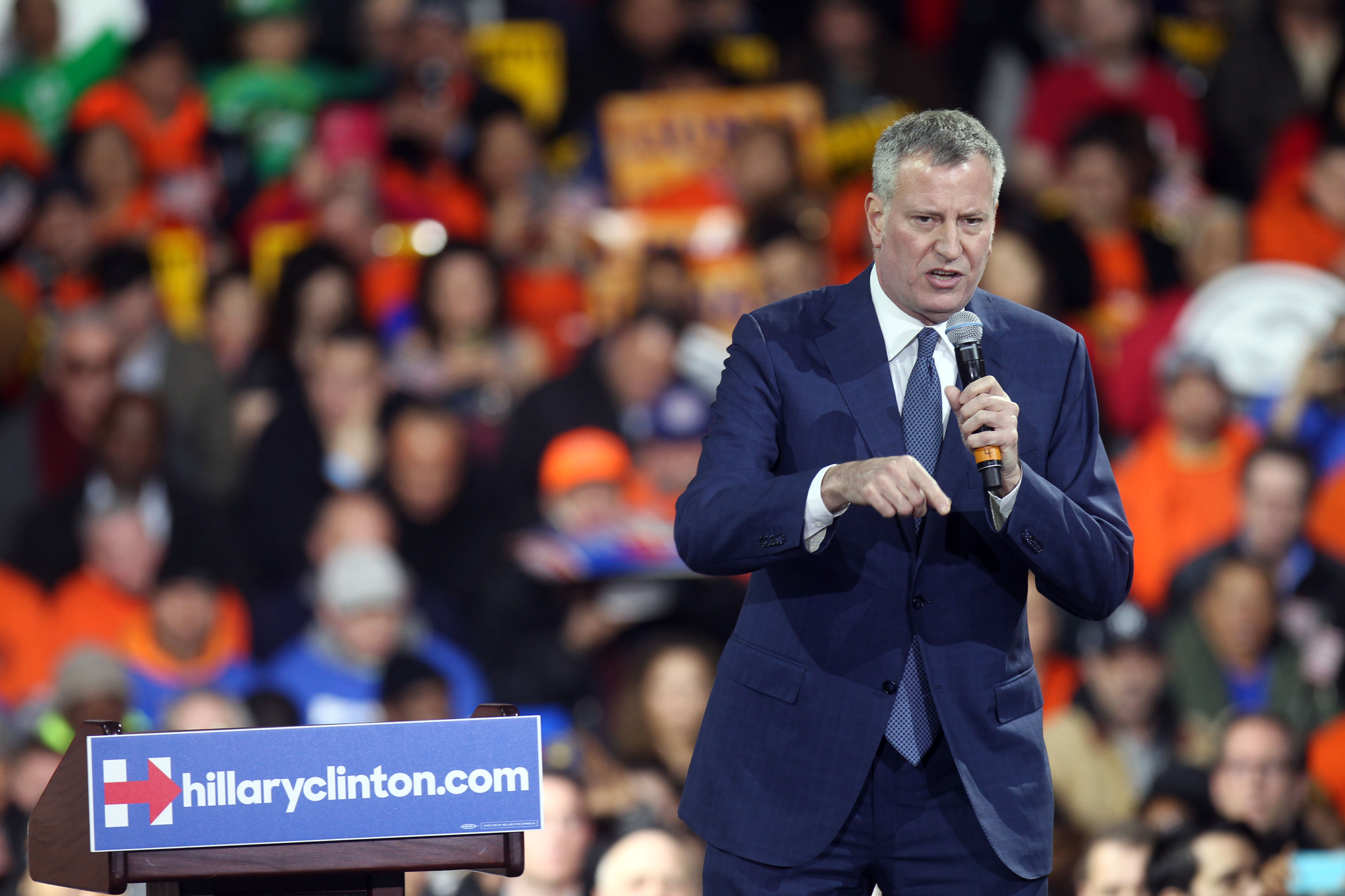 Hillary Clinton Holds Post-Super Tuesday Rally In NYC