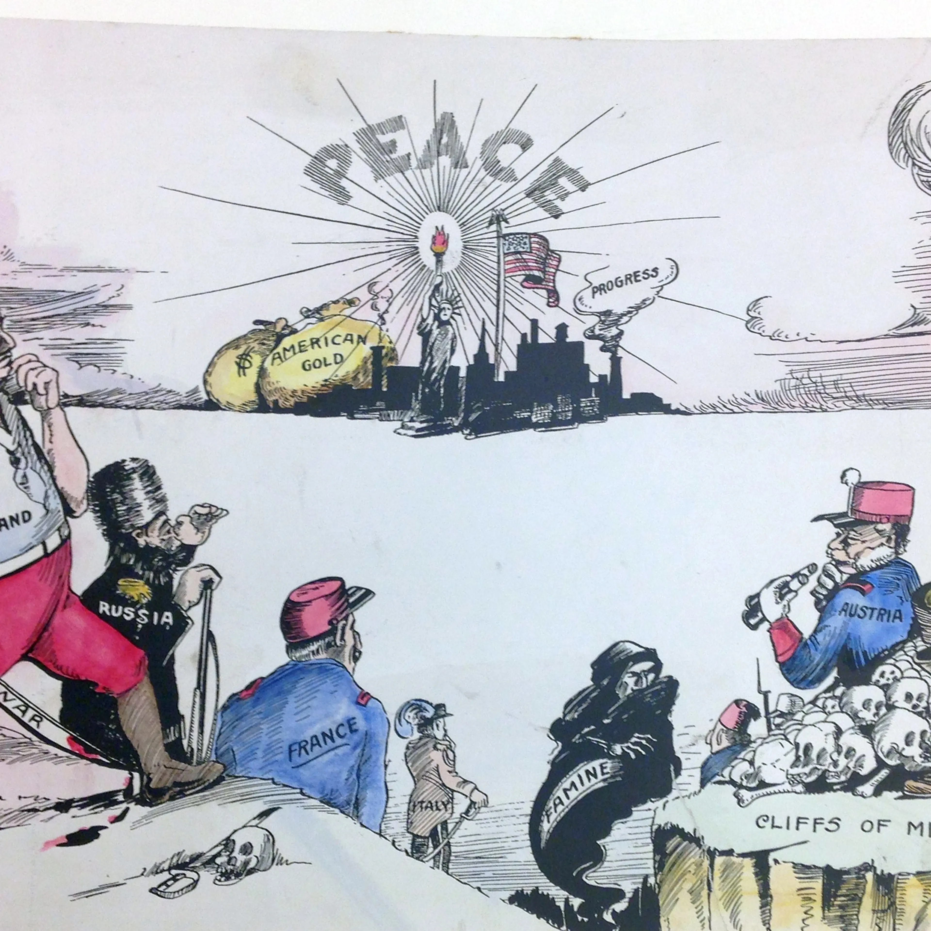 Rare Library of Congress illustrations from American and the Great War book.