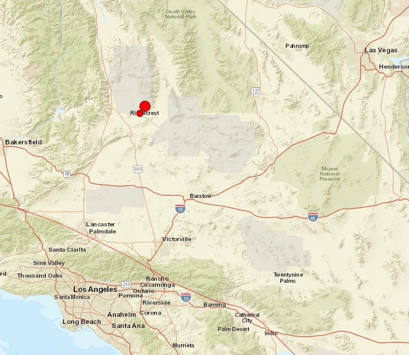 6.4-Magnitude Earthquake near Ridgecrest, Calif.