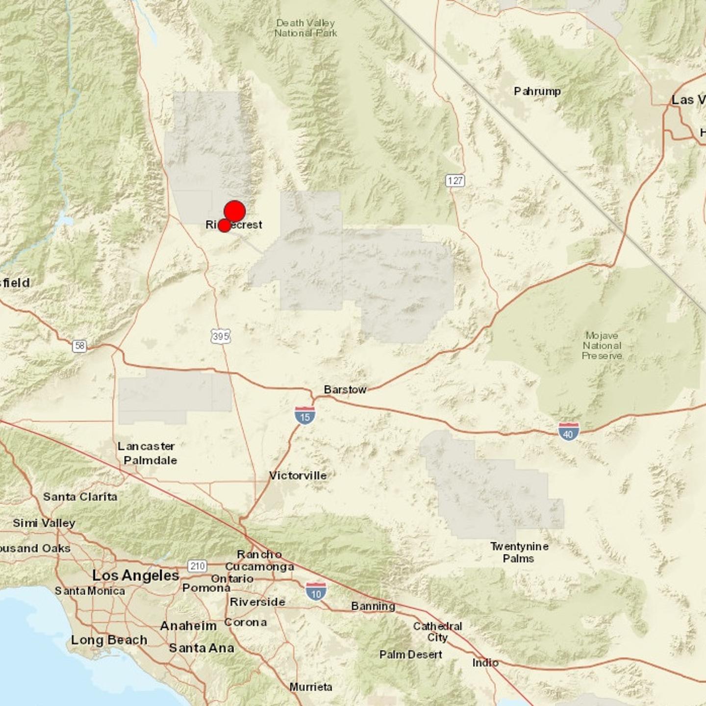 6.4-Magnitude Earthquake near Ridgecrest, Calif.