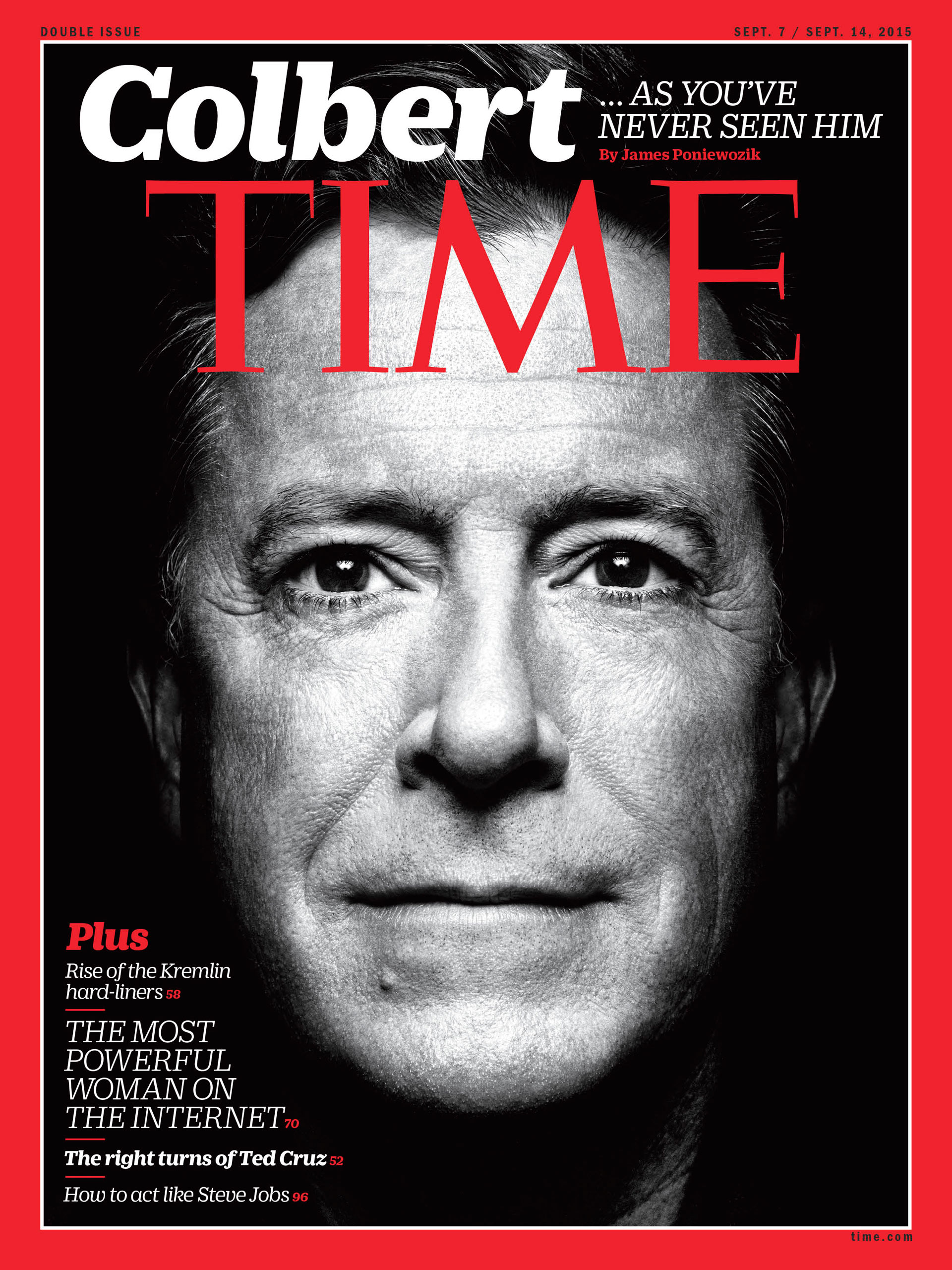 Photographed for TIME on August 7, 2015 in New York City.
