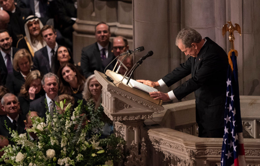 State Funeral Held For George H.W. Bush At The Washington National Cathedral