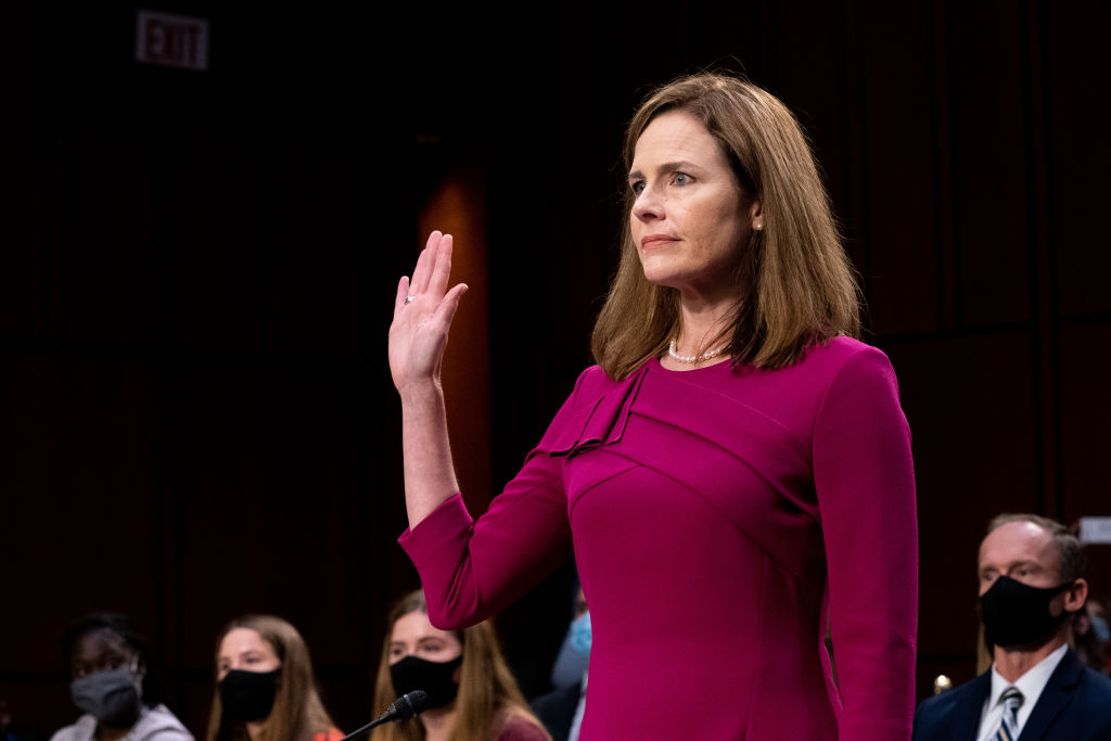 Senate Holds Confirmation Hearing For Amy Coney Barrett To Be Supreme Court Justice