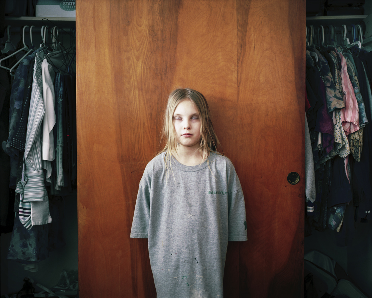 Her eyes are open, but they’re closed.  2008 