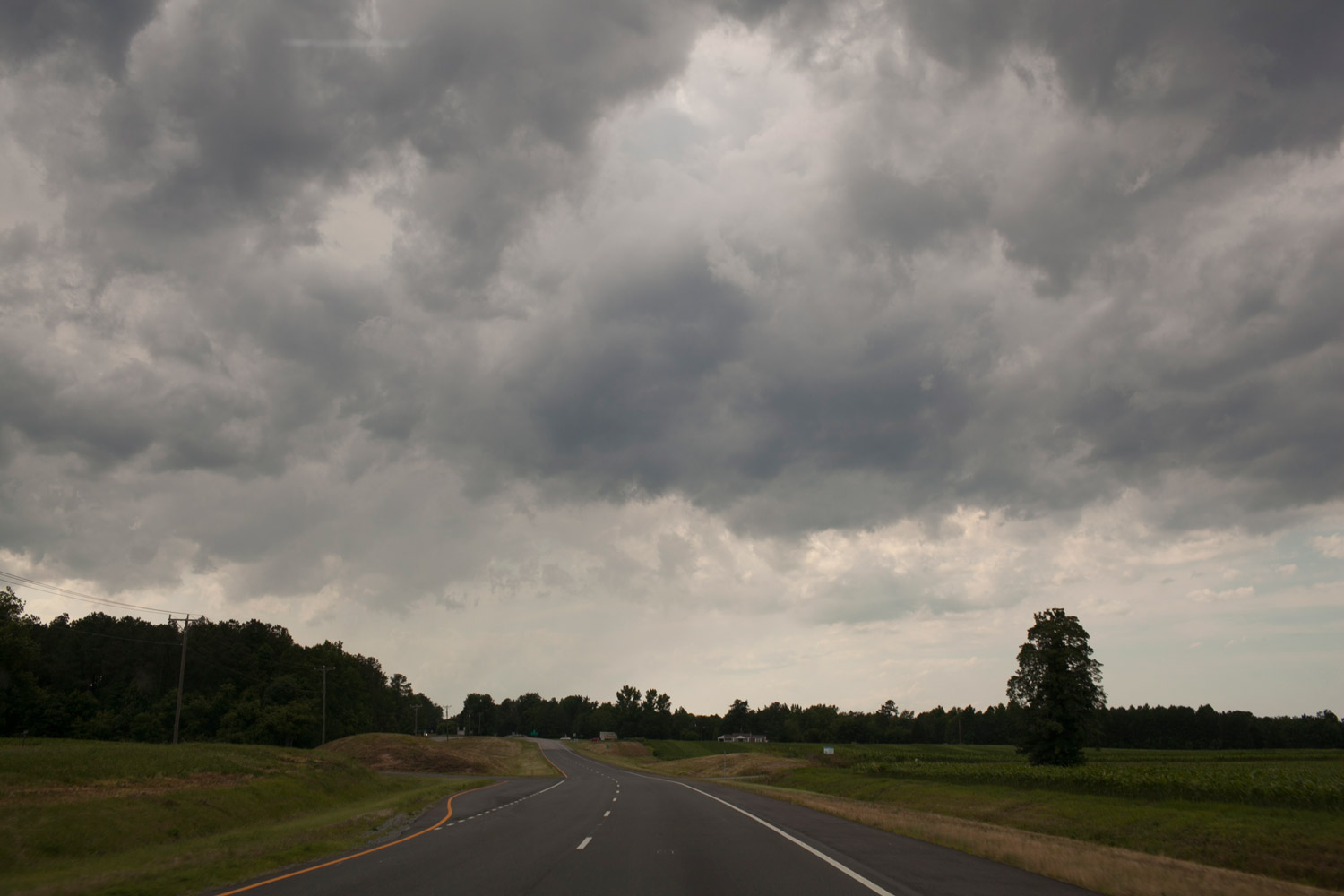 June 4, 2012. A view from the road: the route from Virginia Beach, Va. to Montross, Va. </br>
Three photographers joined TIME's Joe Klein on his annual road trip across eight states from June 1-21. 

