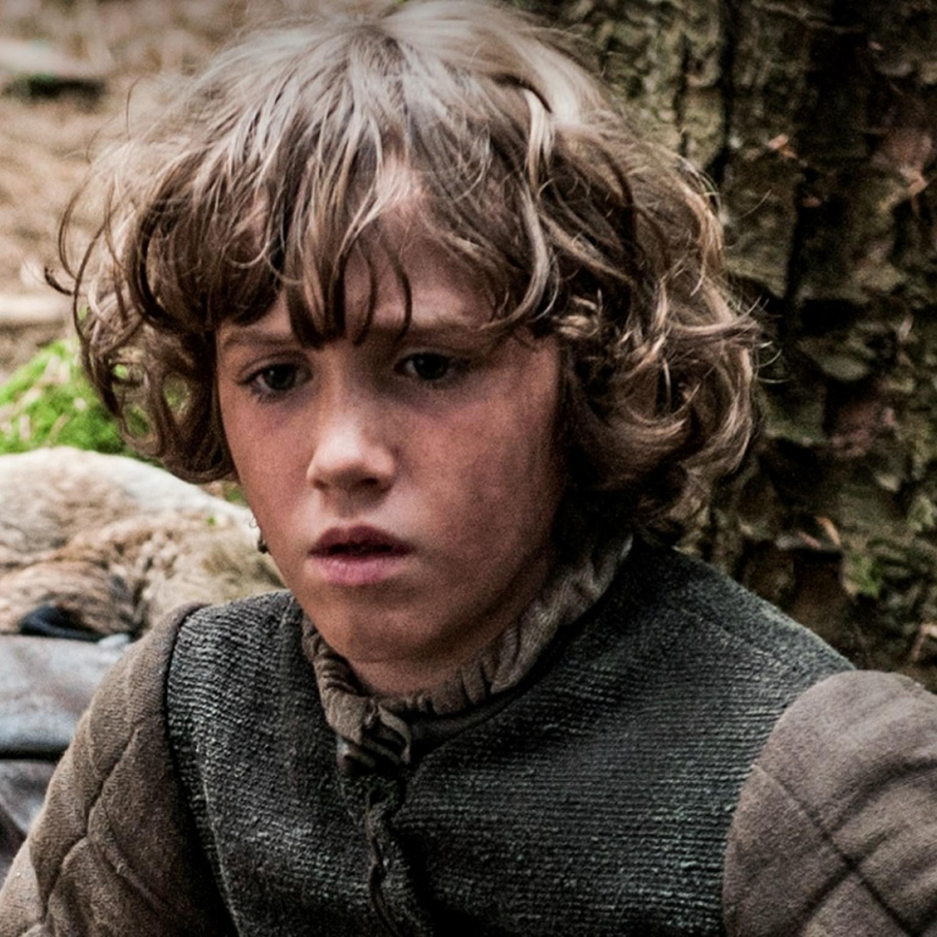 Art Parkinson as Rick Stark in Season 1 of Game of Thrones