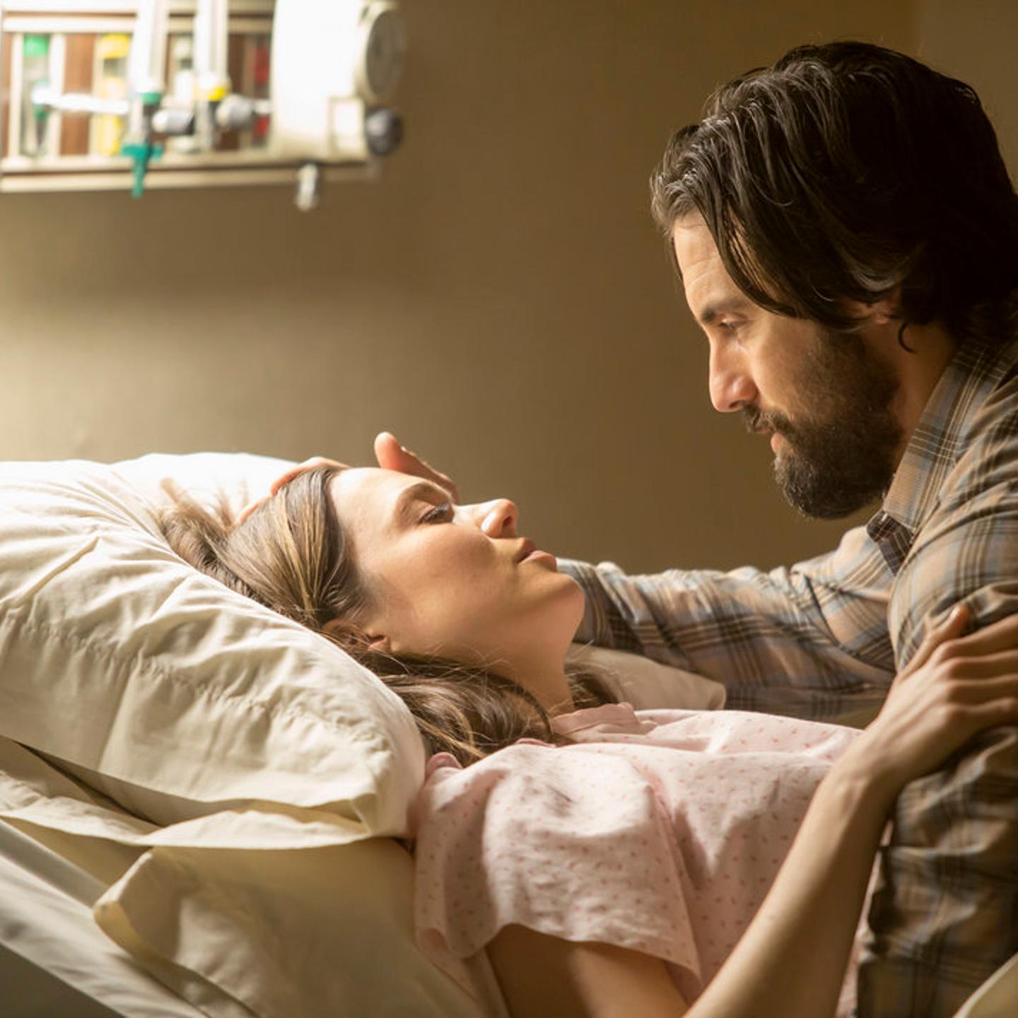 Mandy Moore and Milo Ventimiglia in This Is Us.